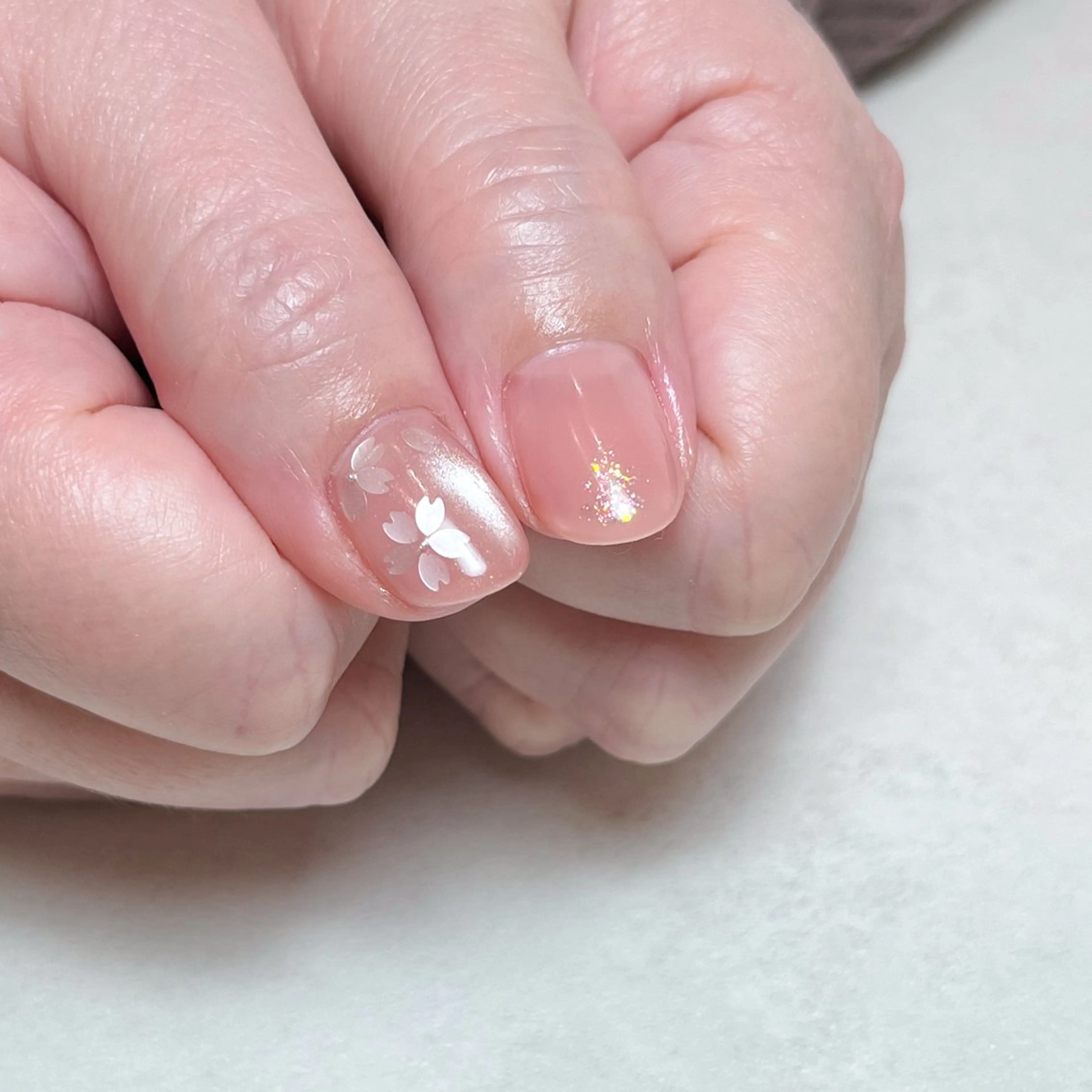 ネイル 桜ネイル 春ネイル BELMUE所属・Nail Salon BELMUEのネイルデザイン