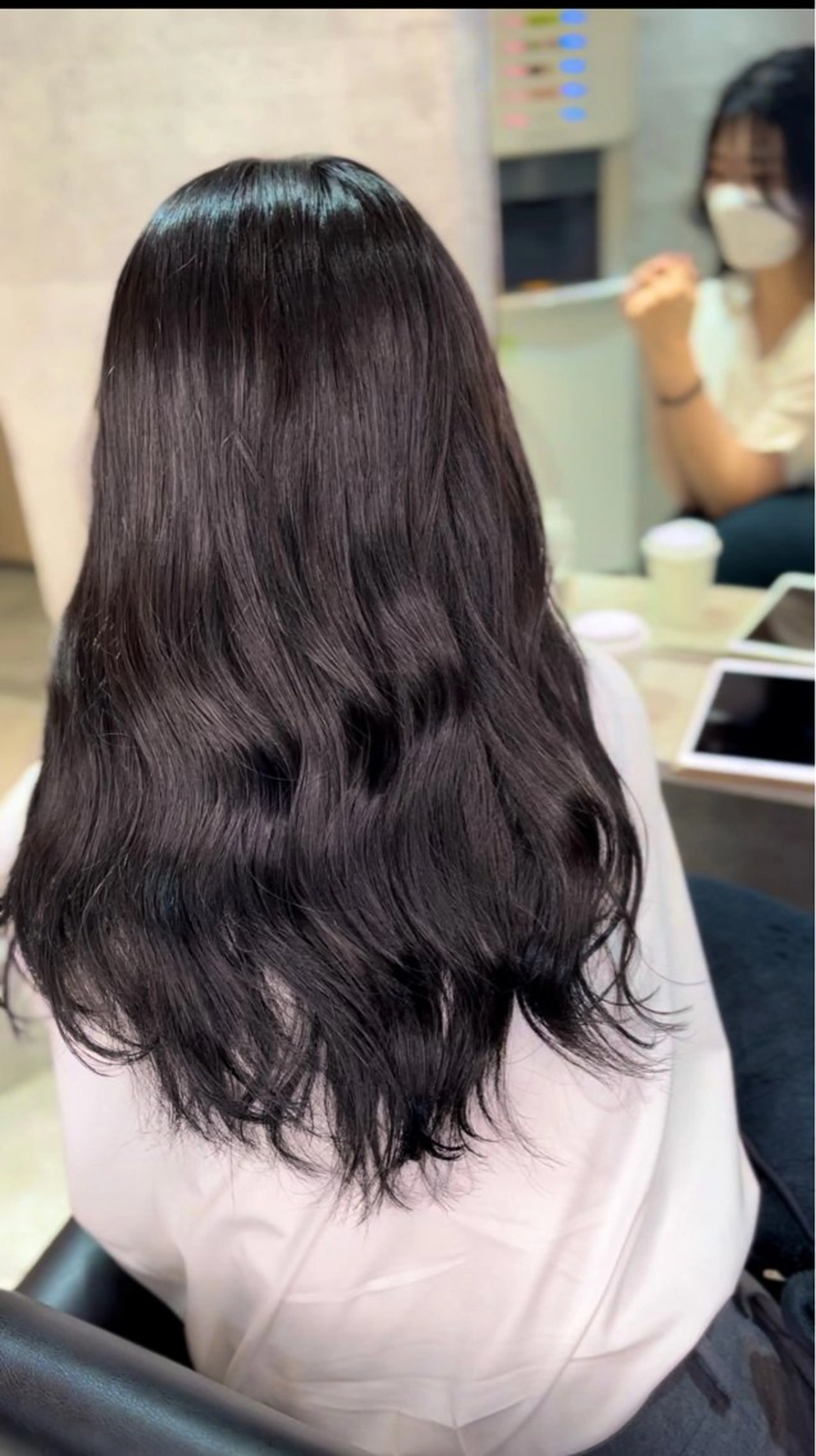 ロング カラー ダブルカラー 新宿のヘアスタイル