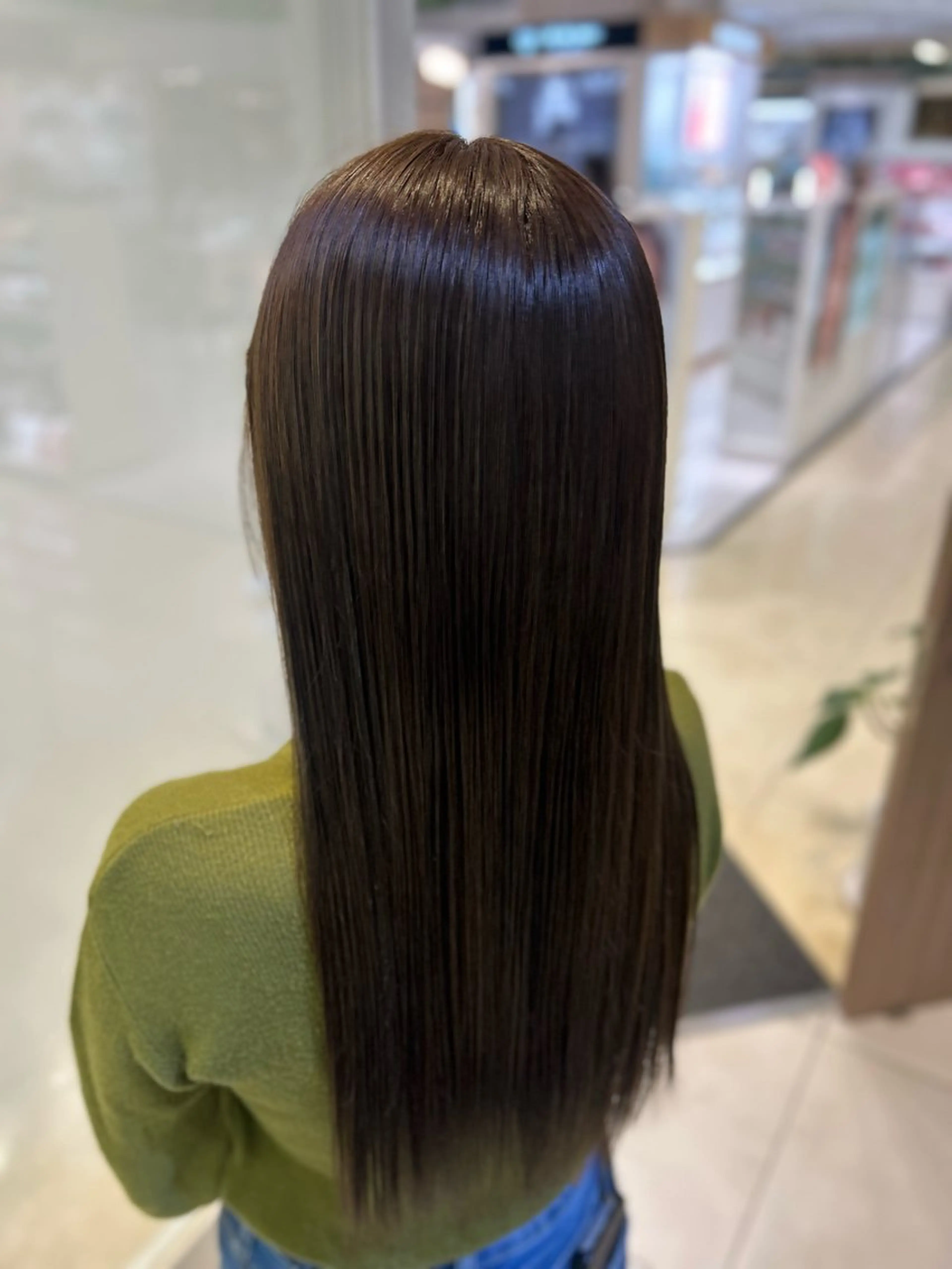 ロング パーマ カット 縮毛矯正 トリートメント 艶質改善/縮毛矯正 ササキナツミのヘアスタイル