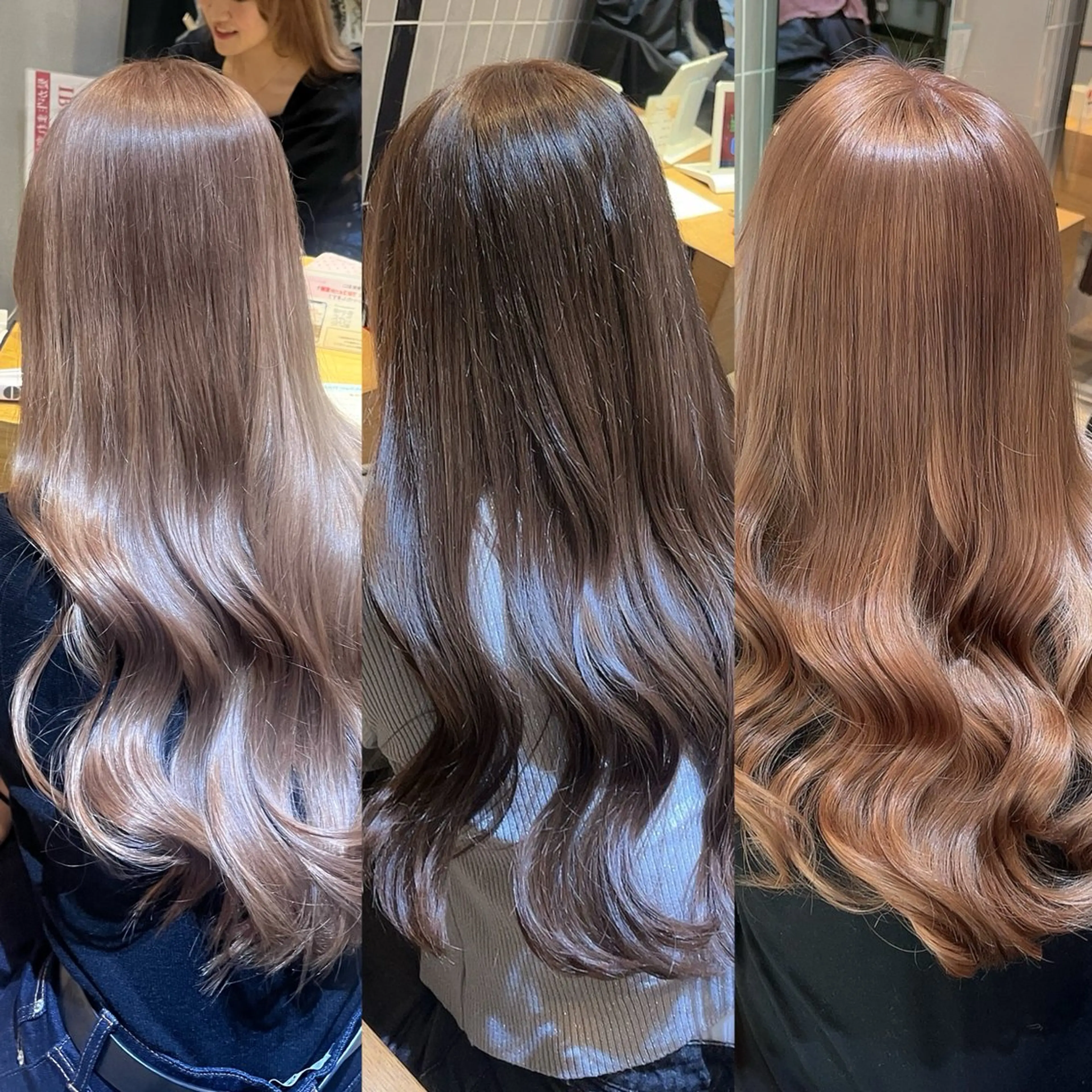 ロング カラー ベージュカラー ブリーチ ケアブリーチ グレージュ カット ヘアカラー トリートメント ラフィスヘアードープ所属・👑髪質改善wカラー /ハイトーン/アユカのヘアスタイル