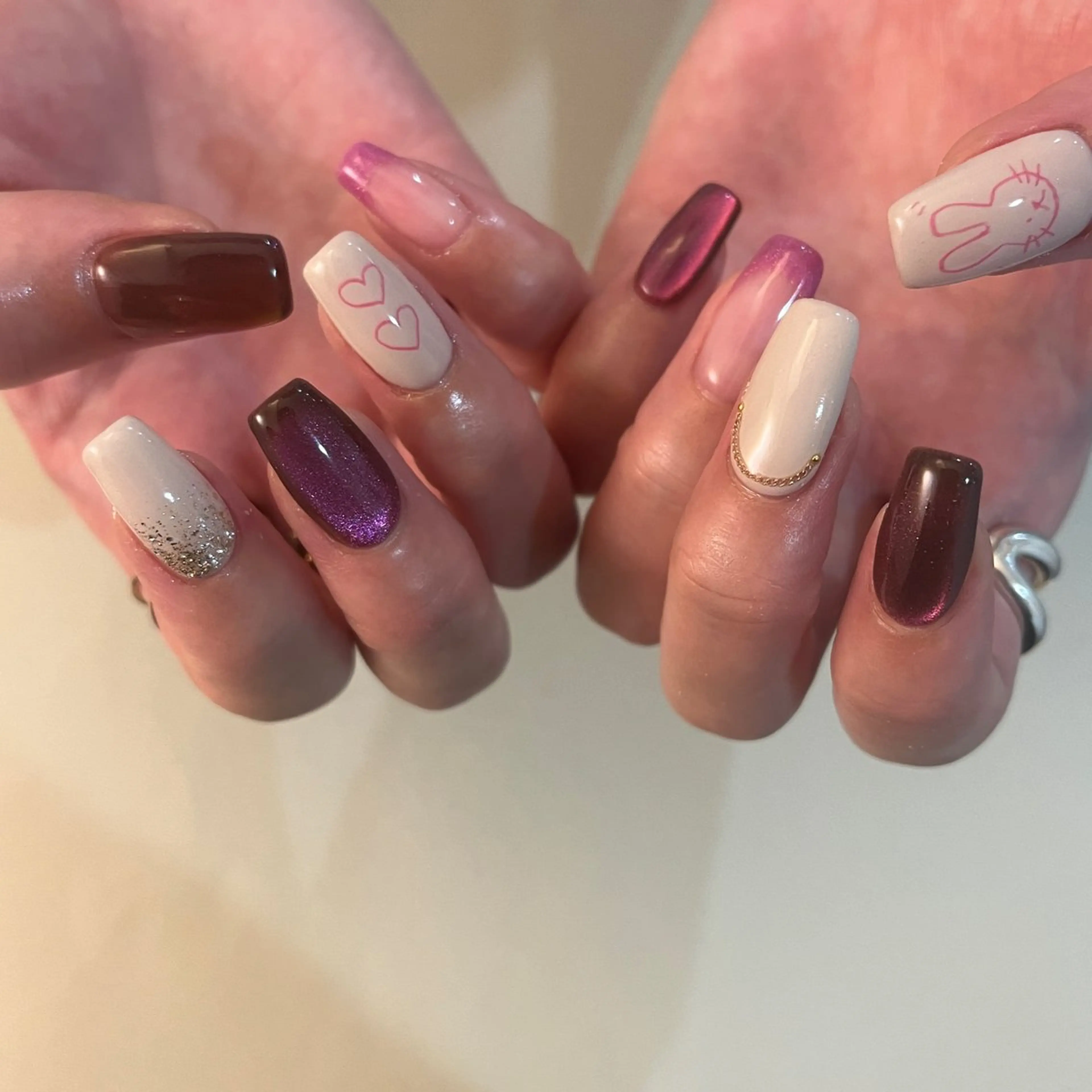 ネイル Lumos nails&eyelashes桜川店所属・Lumos hirocoのネイルデザイン