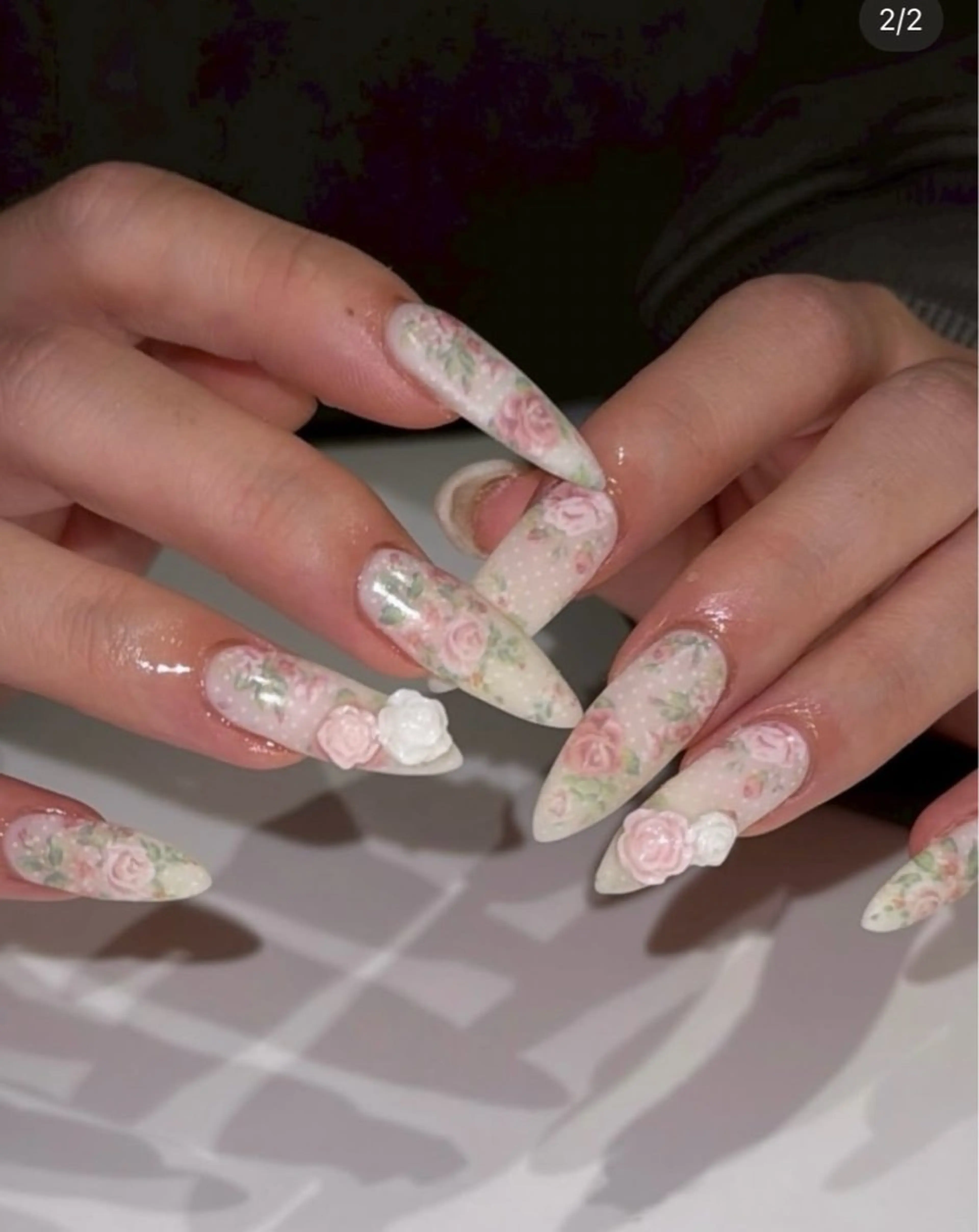 ネイル チークネイル ドット フレンチネイル グラデーション ハート ハンドネイル ハンドケア Nihonthy Nail 新宿所属・Nihonthy Nail 新宿のネイルデザイン