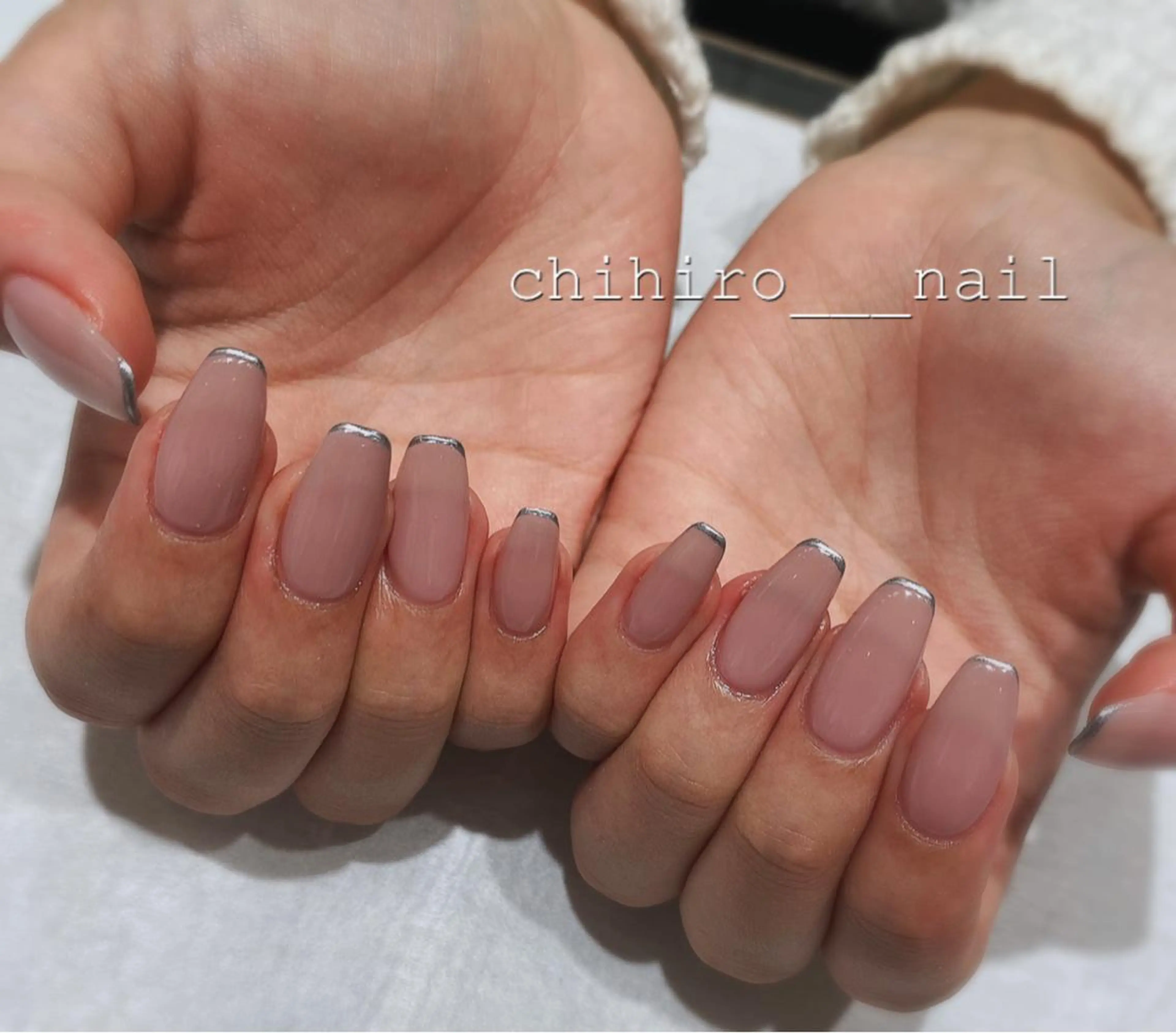 ネイル アートネイル ジェルネイル マグネットネイル ニュアンスネイル ワンカラーネイル beauty salon ma'am所属・chihiro 小路ネイルのネイルデザイン