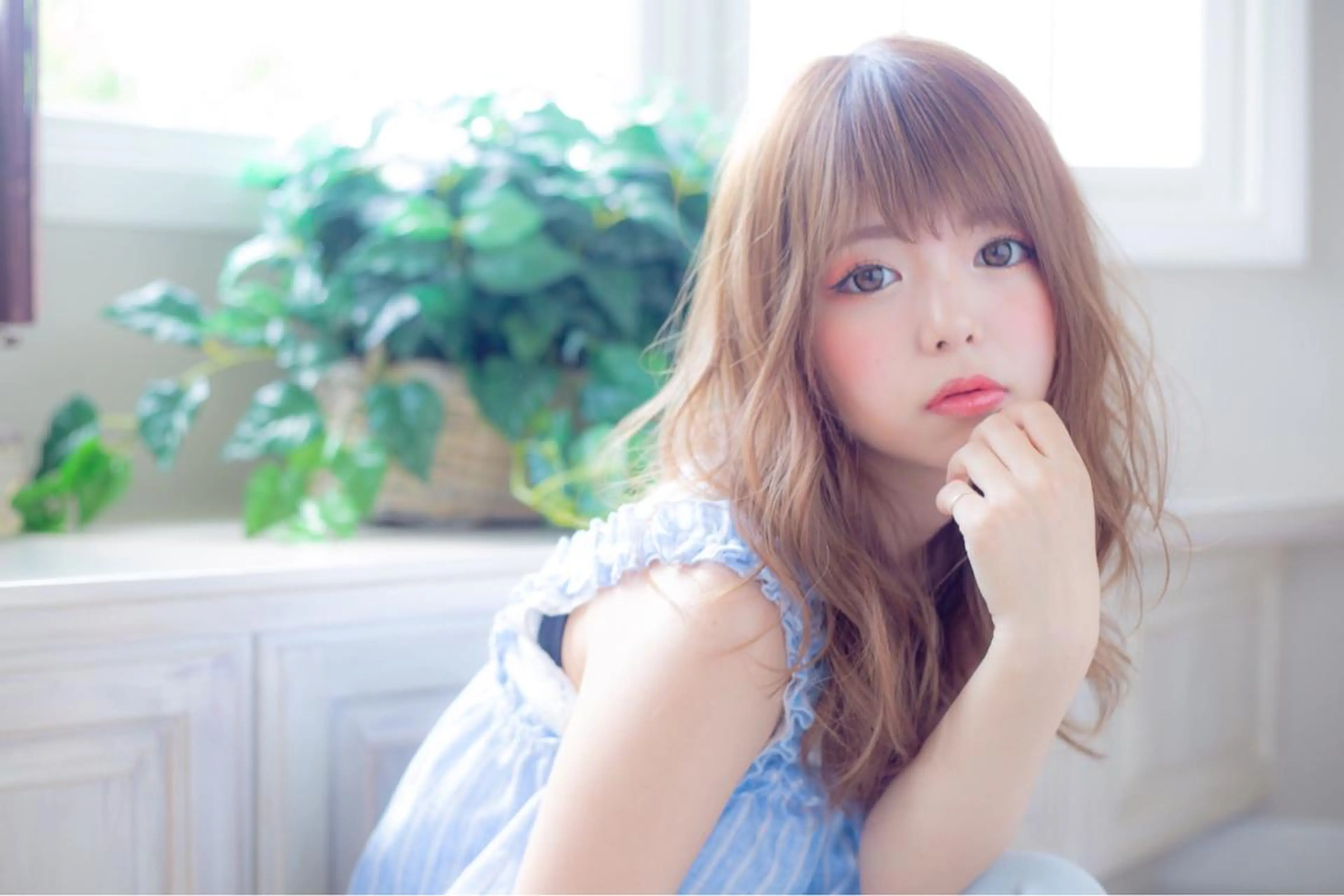 ミディアム カット ヘアカラー トリートメント 代表山口ひな 髪質改善のプロのヘアスタイル