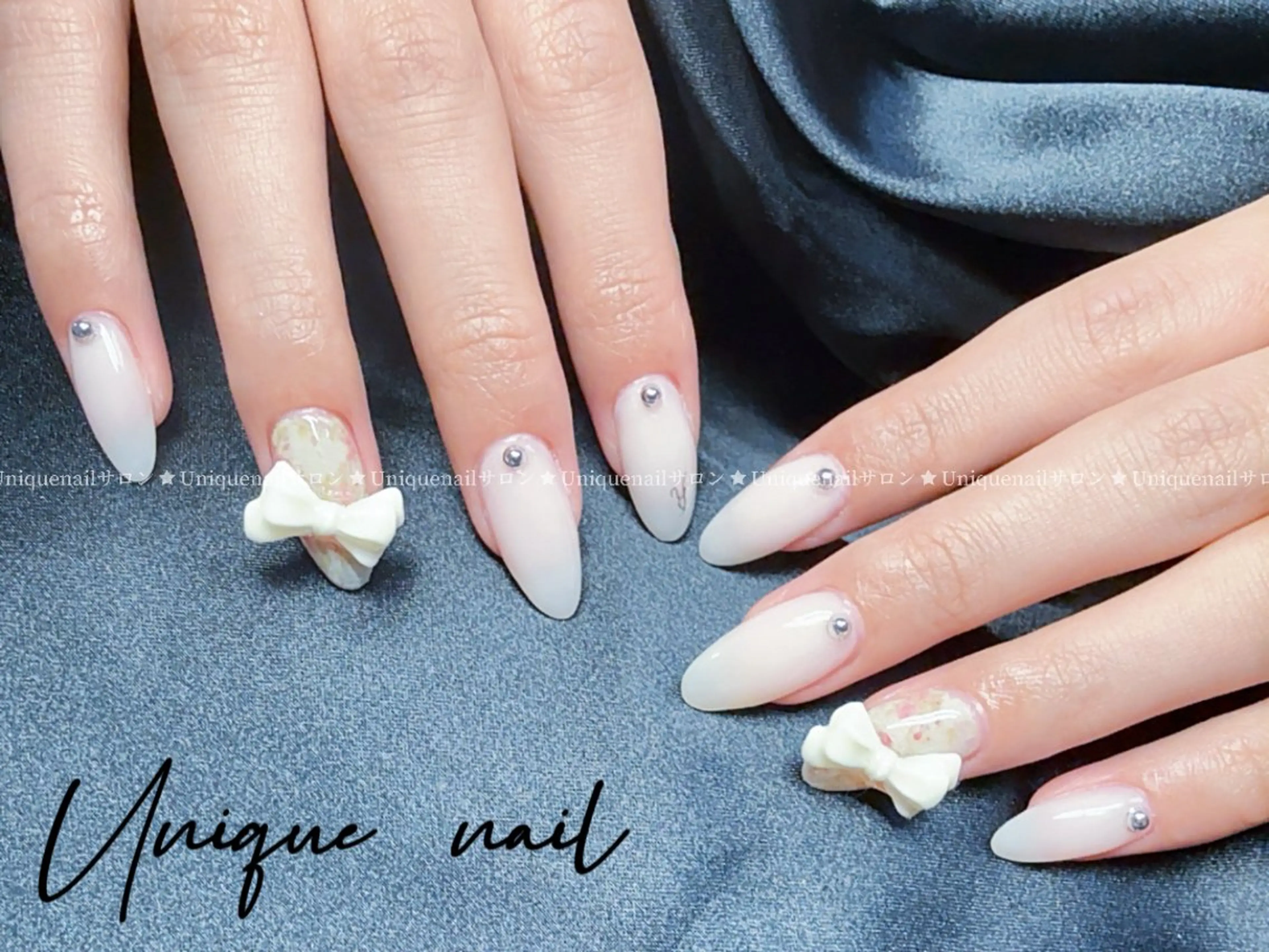 ネイル アートネイル フットネイル ジェルネイル 韓国ネイル マグネットネイル UniqueNail 長さだし専門店のネイルデザイン