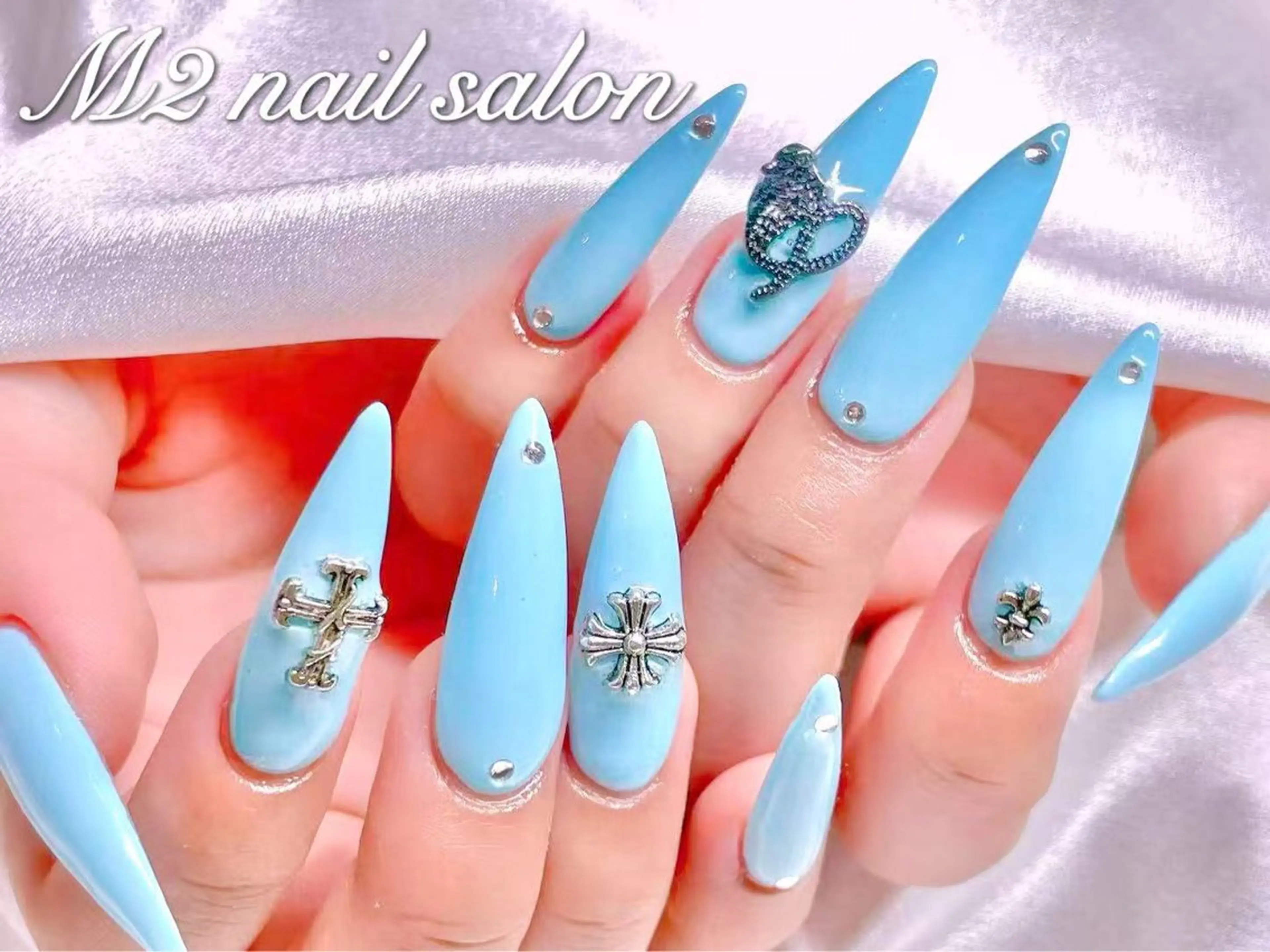 ネイル ハンドネイル 長さだし専門店 M2　rikaのネイルデザイン