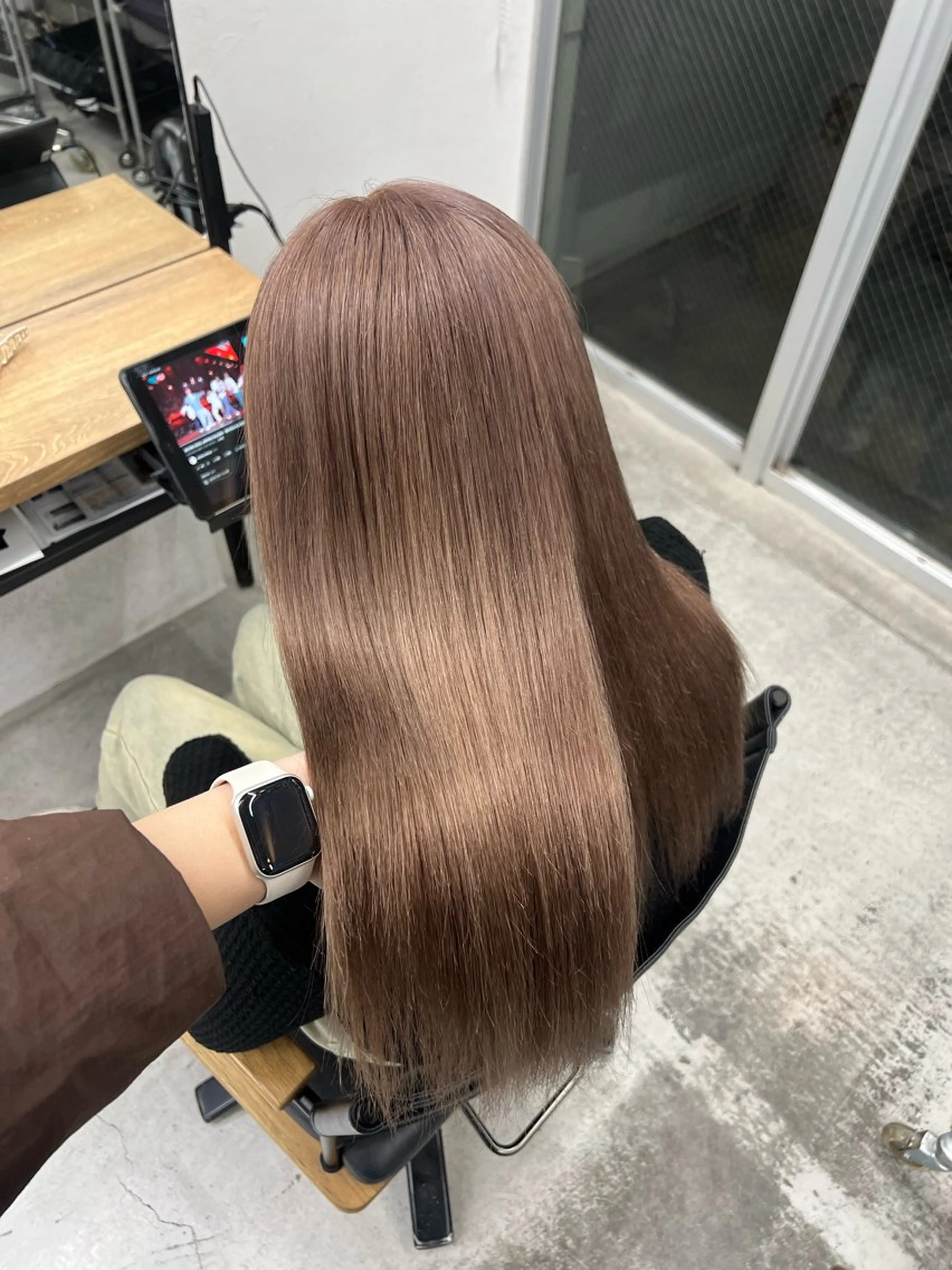 ロング ヘアカラー 暖色カラー/レイヤー カット☁️MEI☁️のヘアスタイル