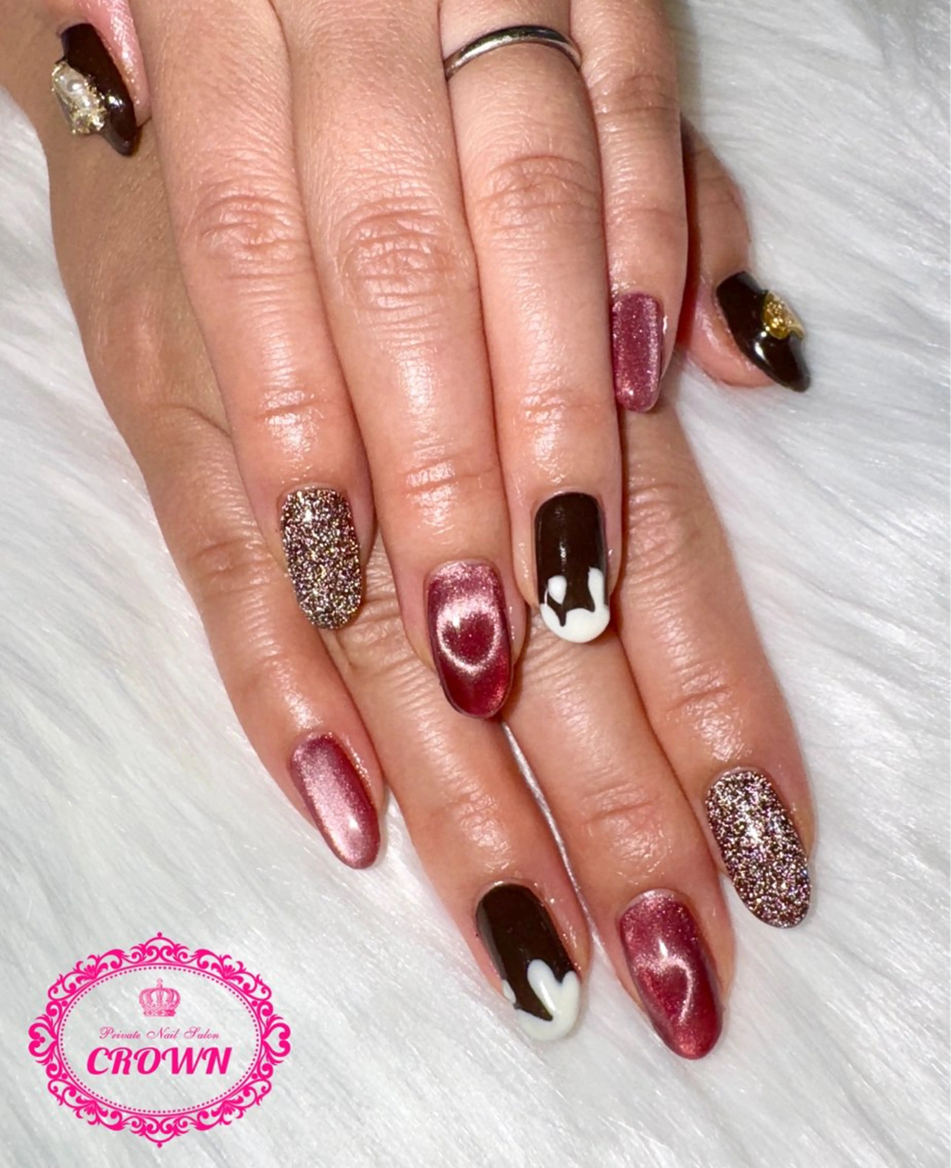 ネイル CROWN プライベートサロンのネイルデザイン