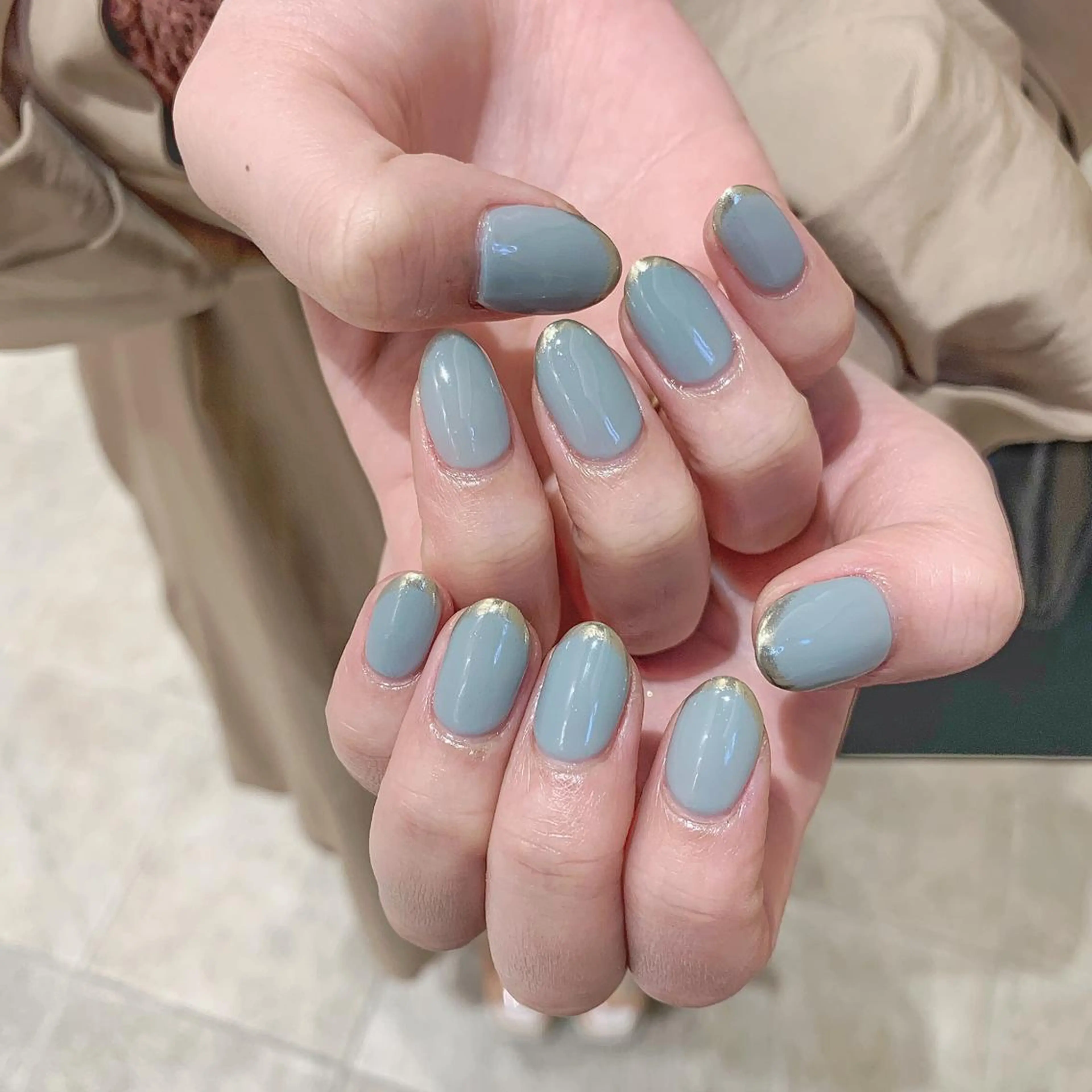 ネイル シンプルネイル Kanon 🤍のネイルデザイン