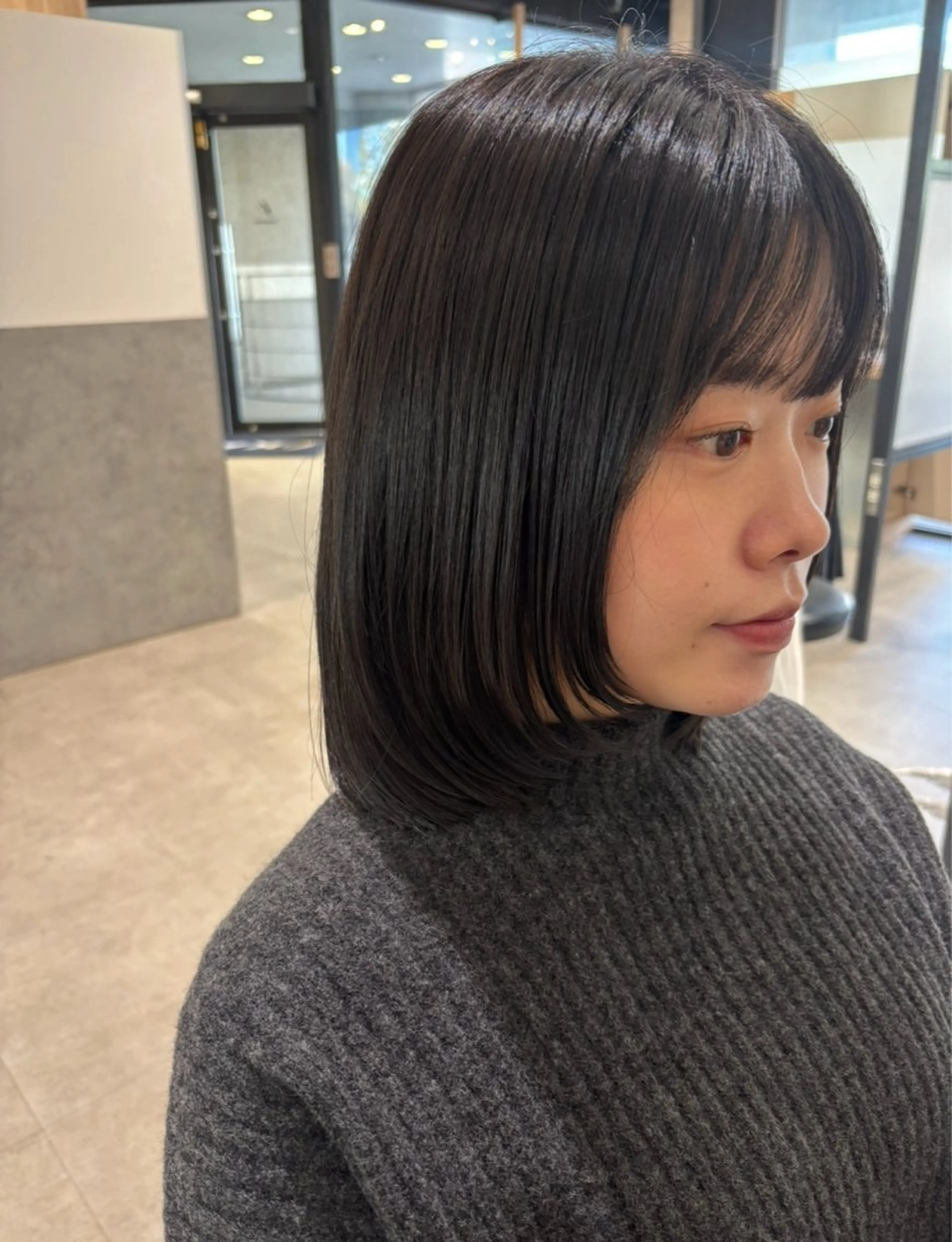 ミディアム レイヤーカット カット パーマ/ボブ/レイ ヤー💫SUZUKAのヘアスタイル