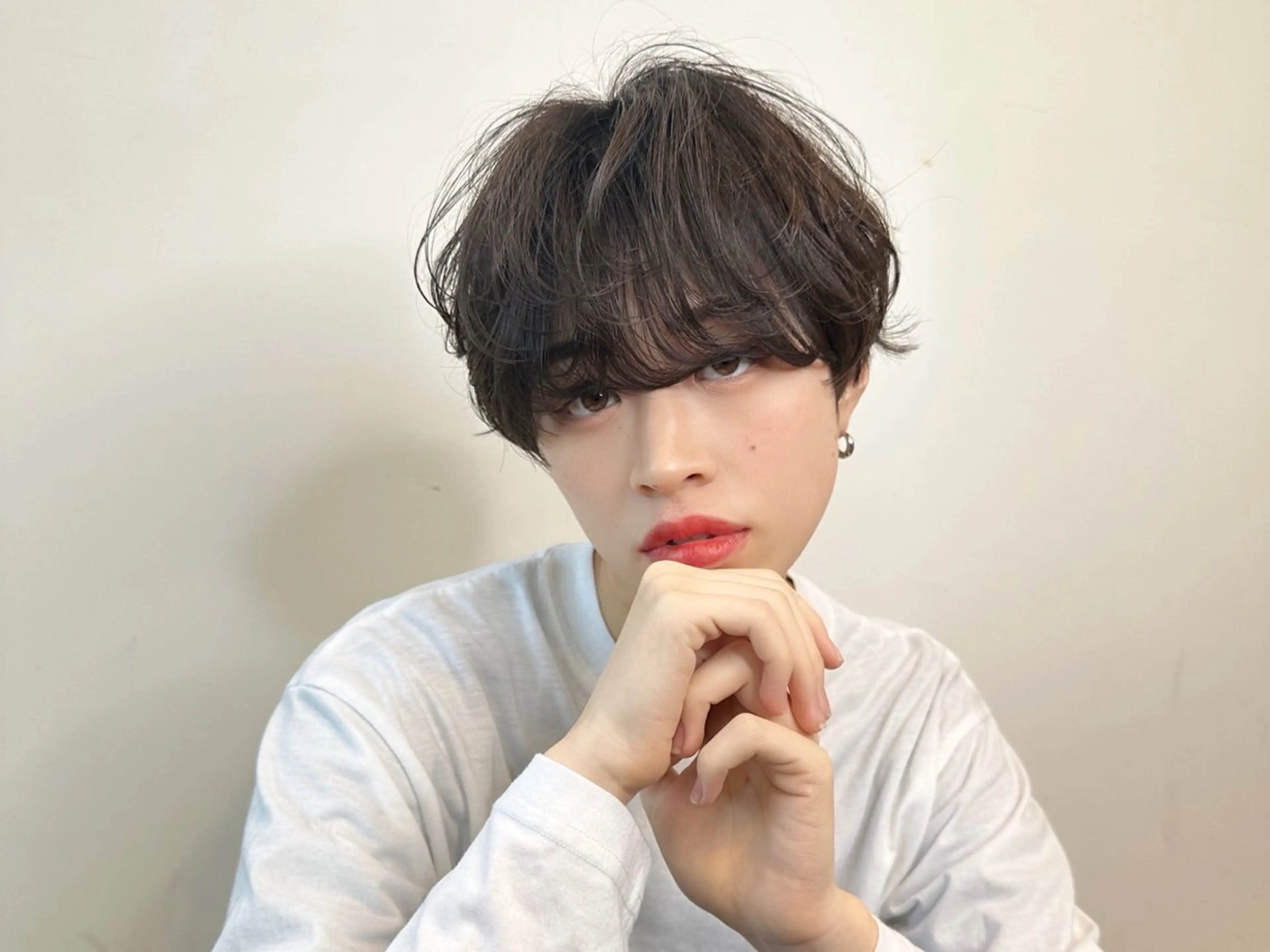 ショート カラー ショートボブ ボブ ショートヘア カット 大阪ウルフカット ハッシュカットのヘアスタイル