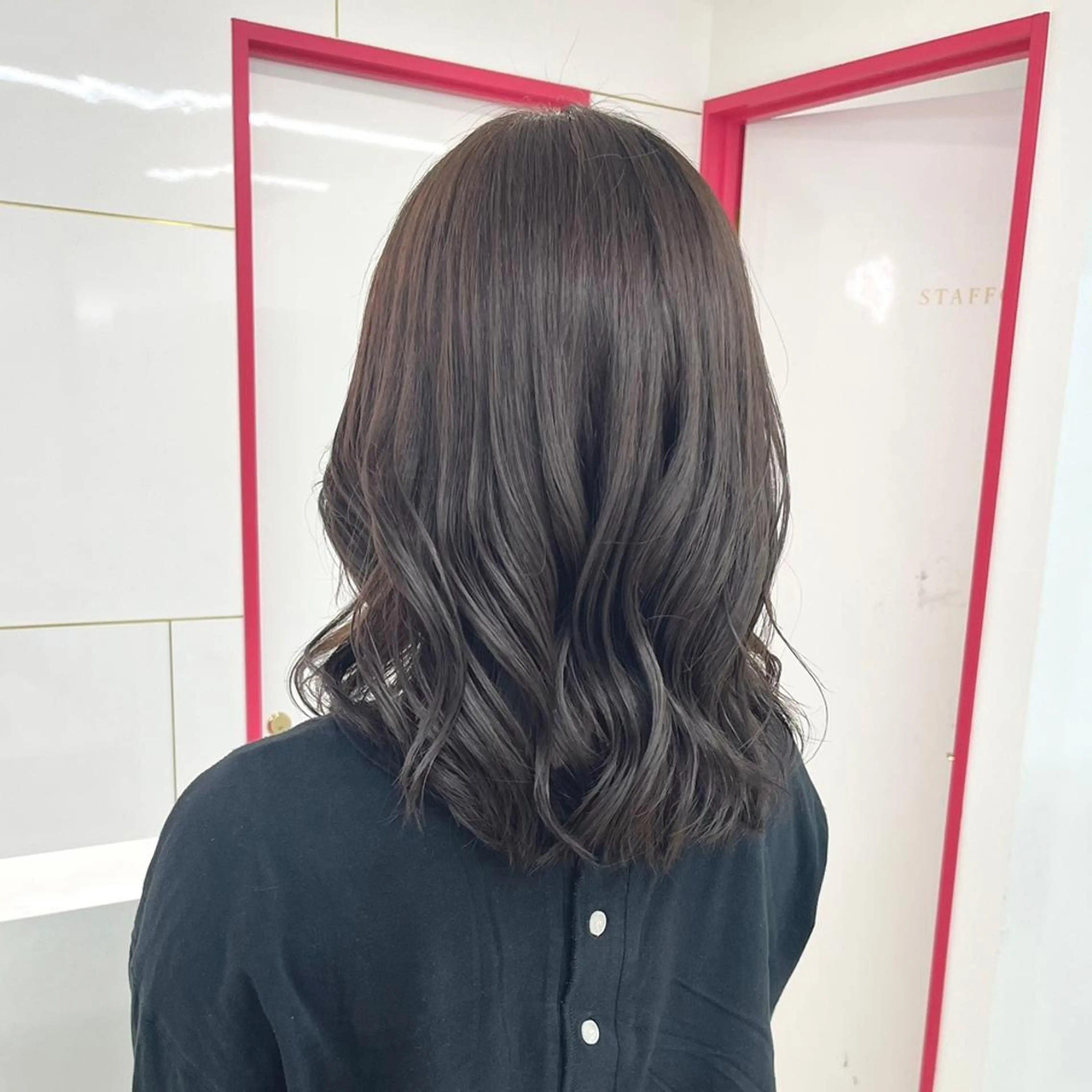 ミディアム *Zina S * Natsukiのヘアスタイル