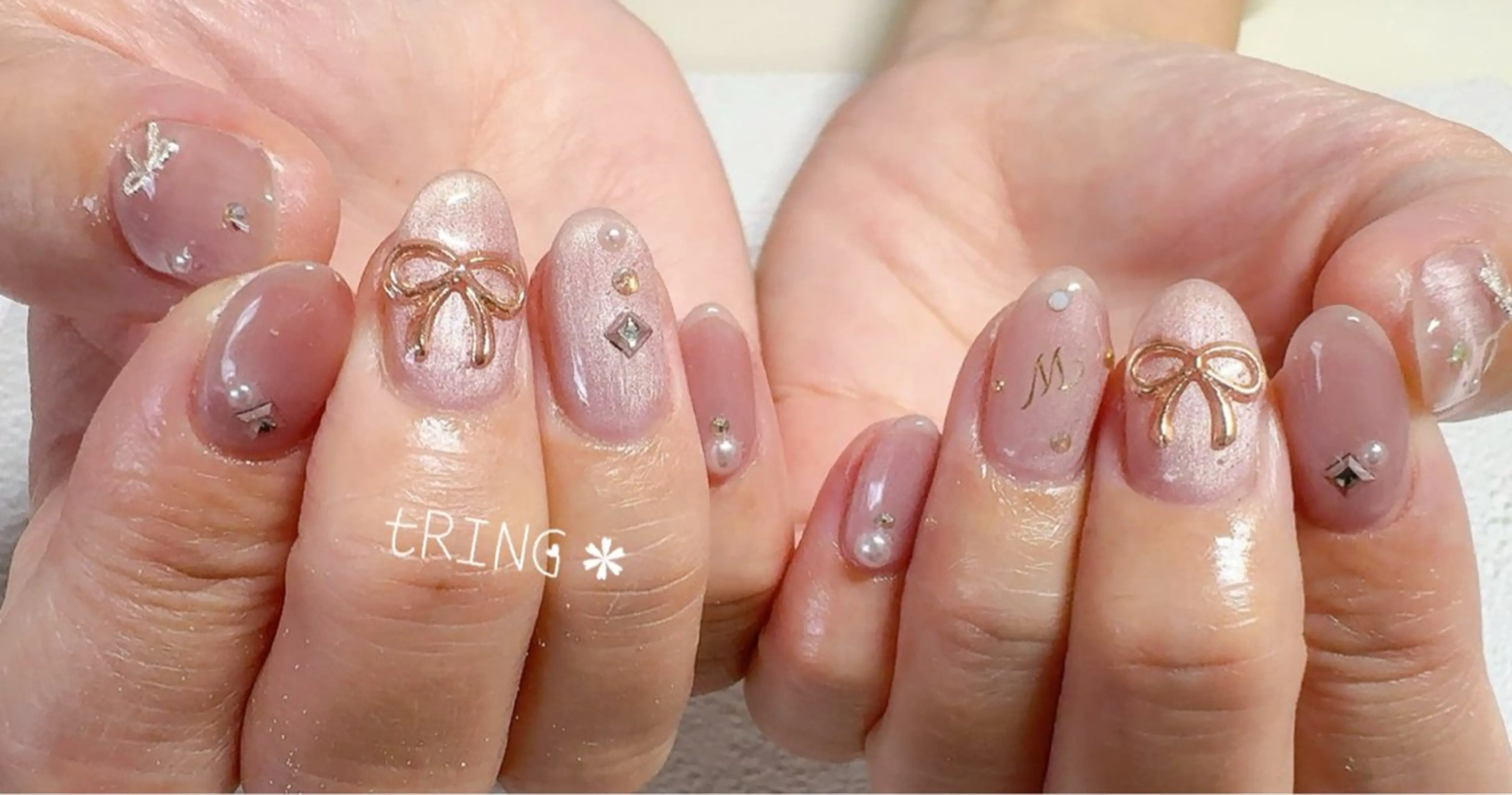 ネイル ハンドネイル tRING＊ しいの木台のネイルデザイン