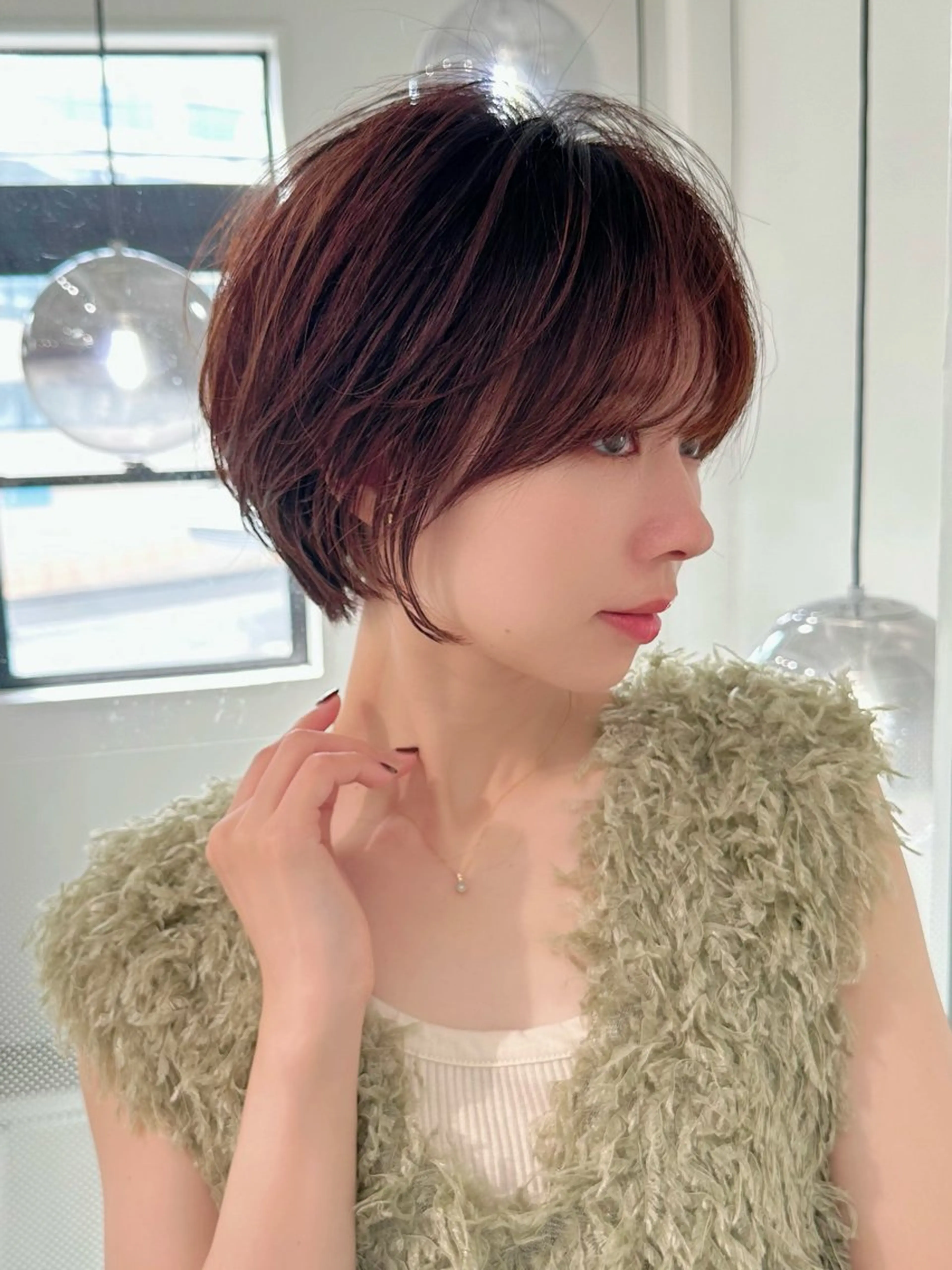 ショート カット ヘアカラー トリートメント ヘッドスパ taiga ショート /レイヤー/矯正🌈のヘアスタイル