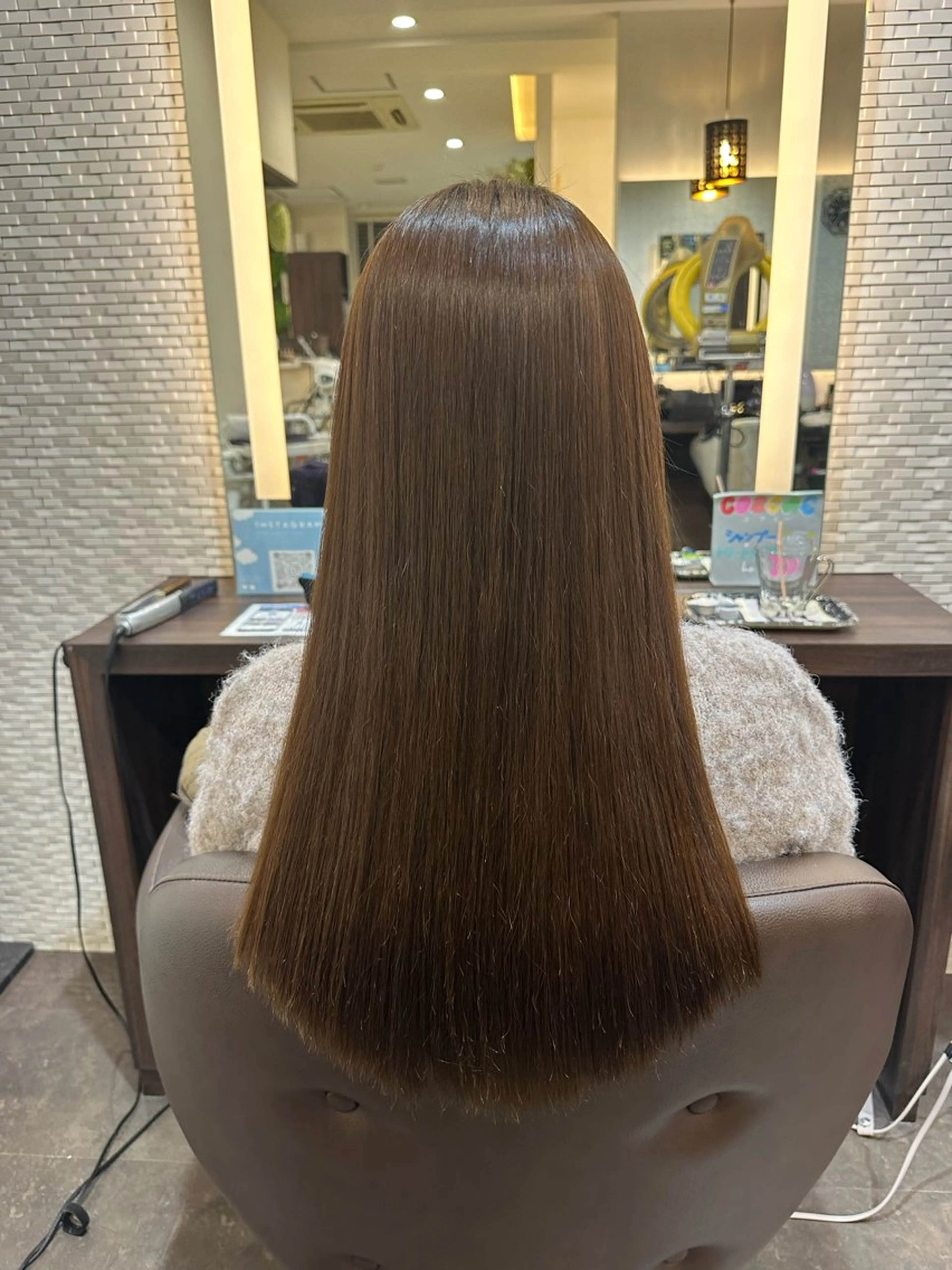 ロング 縮毛矯正 FLOAT RITA所属・FLOAT RITA nanakoのヘアスタイル