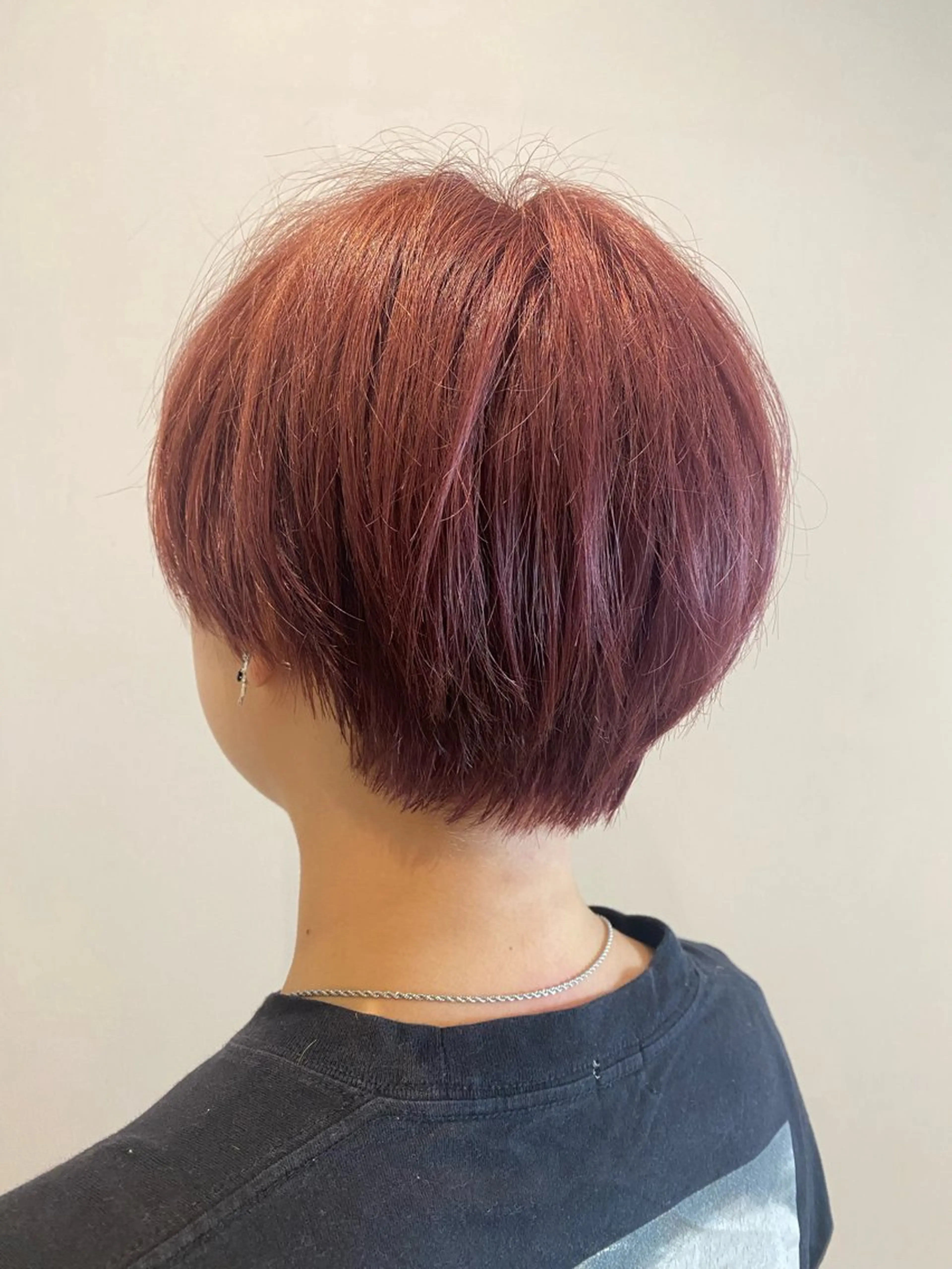 ショート カラー ブリーチ ピンクカラー カット ヘアカラー トリートメント 艶髪🌿美髪 大塚礼乃【西荻窪】のヘアスタイル