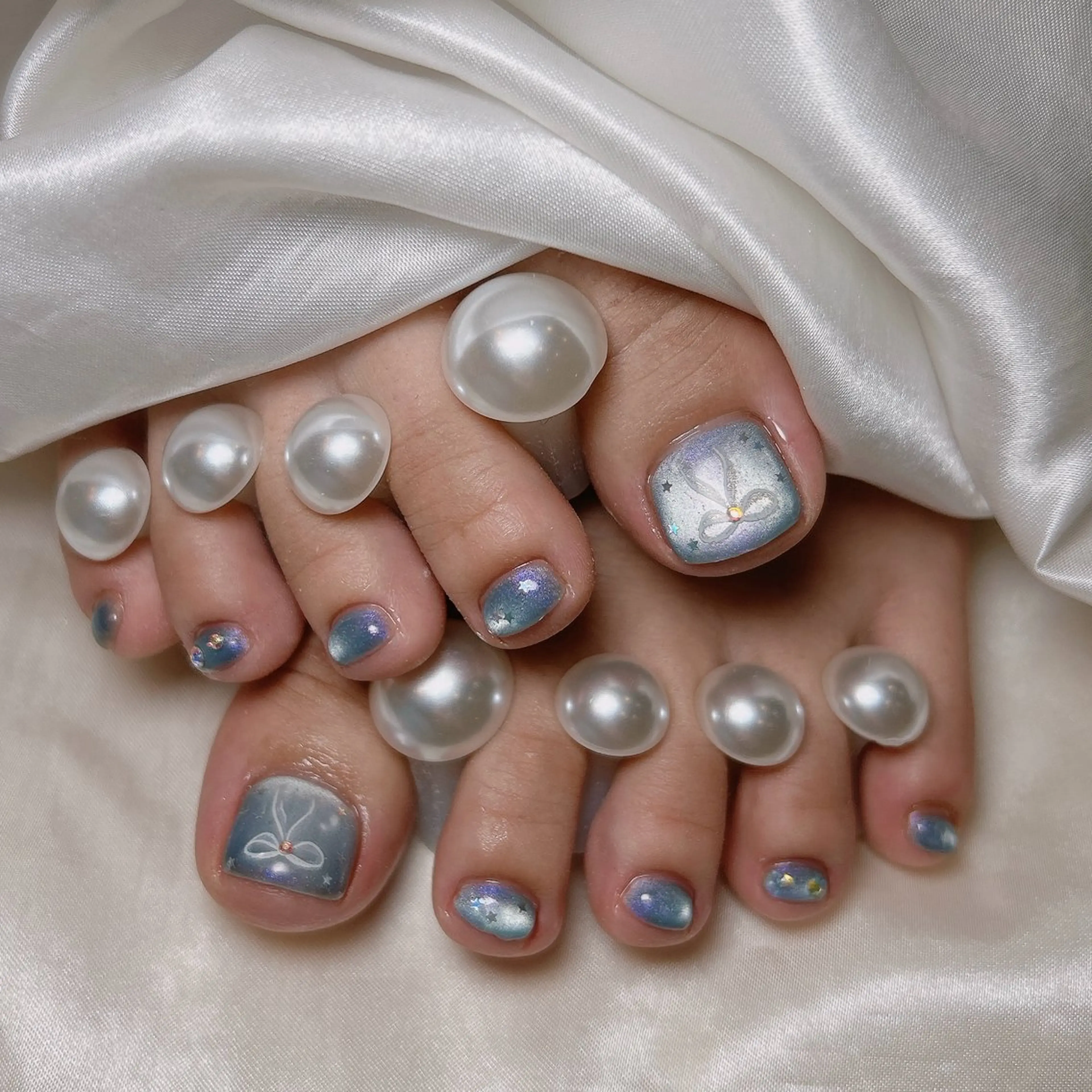 ネイル マグネットネイル フットネイル junna 金山.東別院.上前津のネイルデザイン