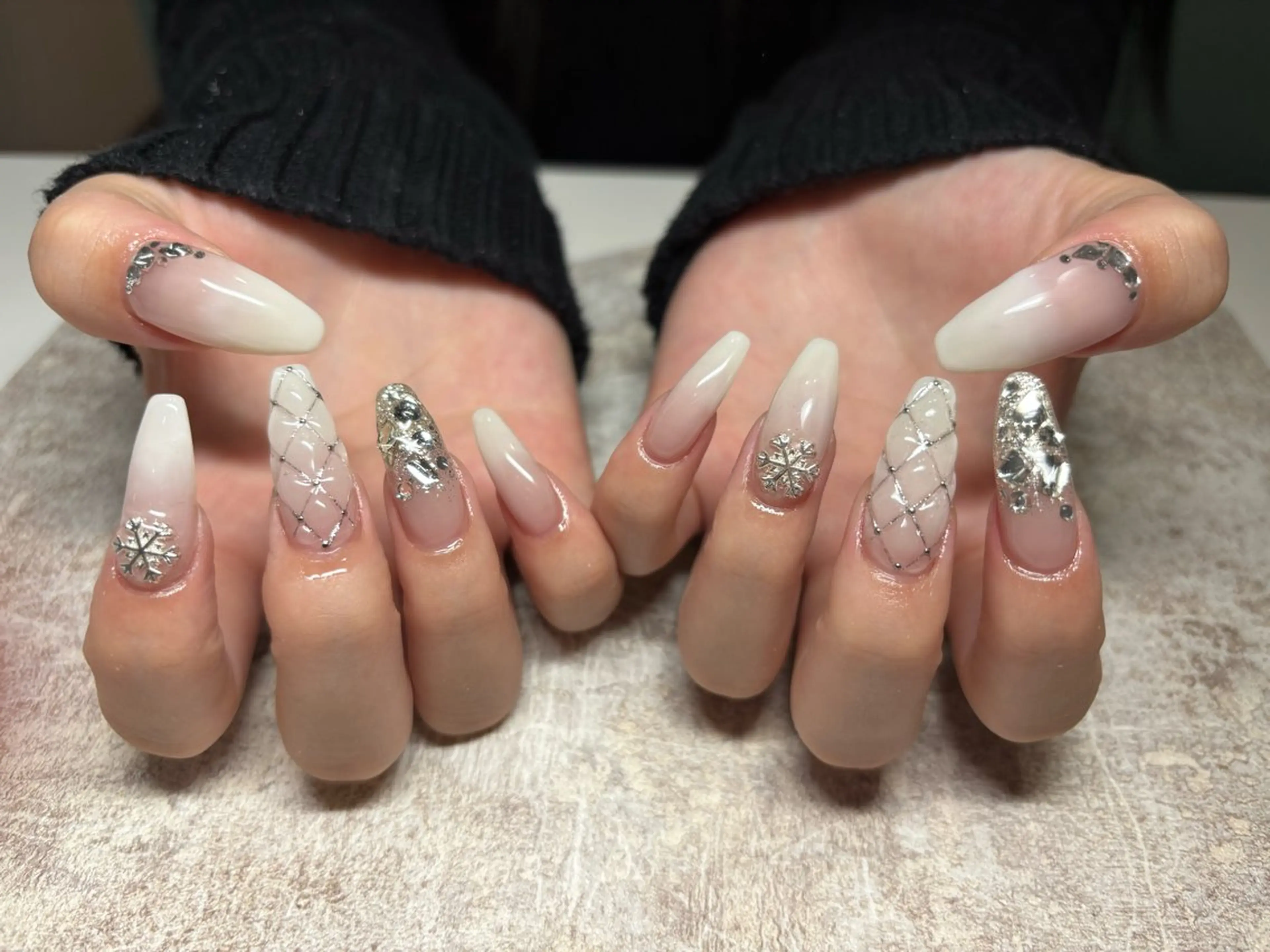 ネイル 冬ネイル 門真市ネイルサロン♡ KUMI.HANAのネイルデザイン