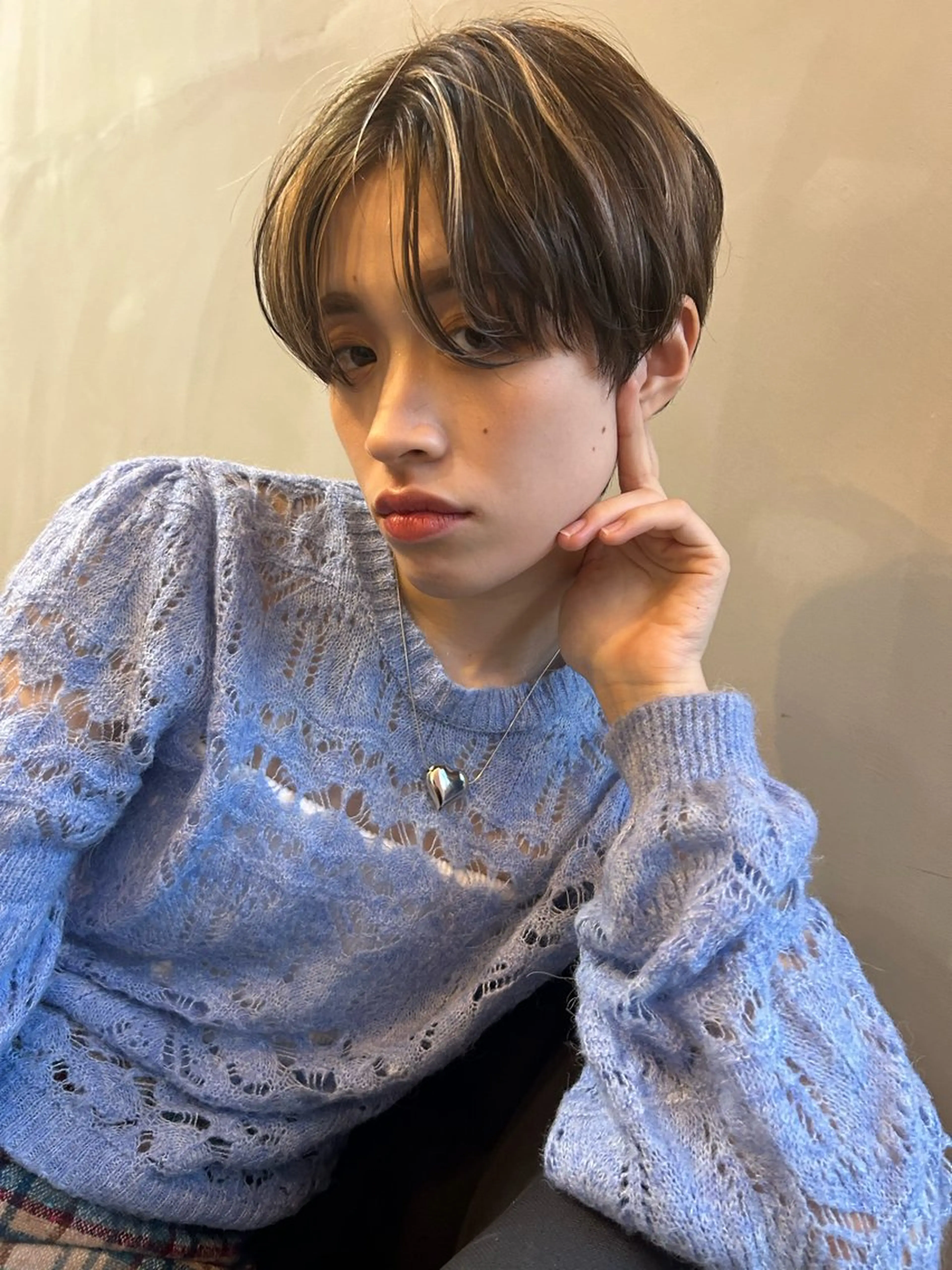 ショート カラー カット ヘアカラー トリートメント ショート/ボブ/ 心斎橋/宮脇美奈のヘアスタイル