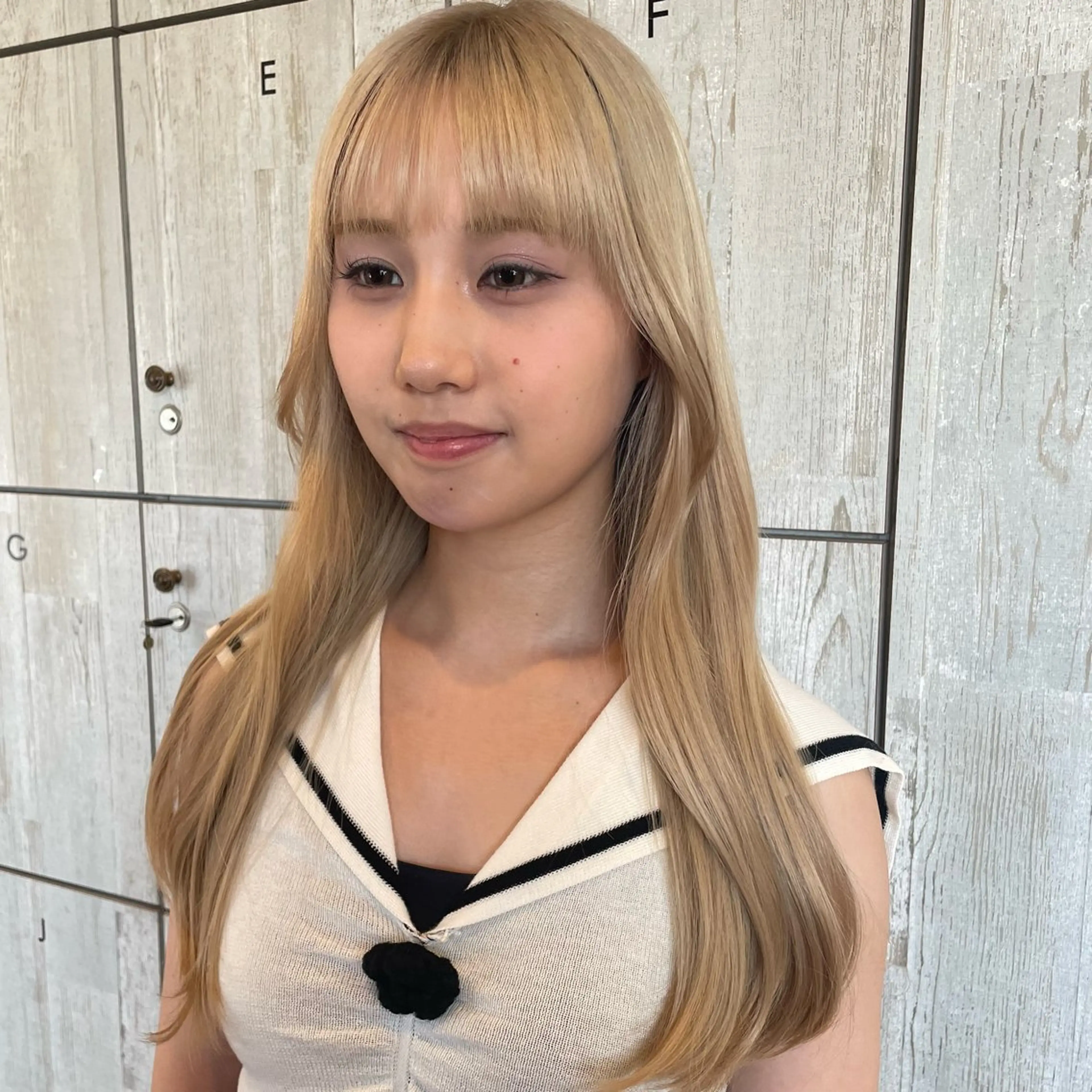 ロング カラー ヘアカラー トリートメント カラー/韓国レイヤー /ブリーチ/hinaのヘアスタイル