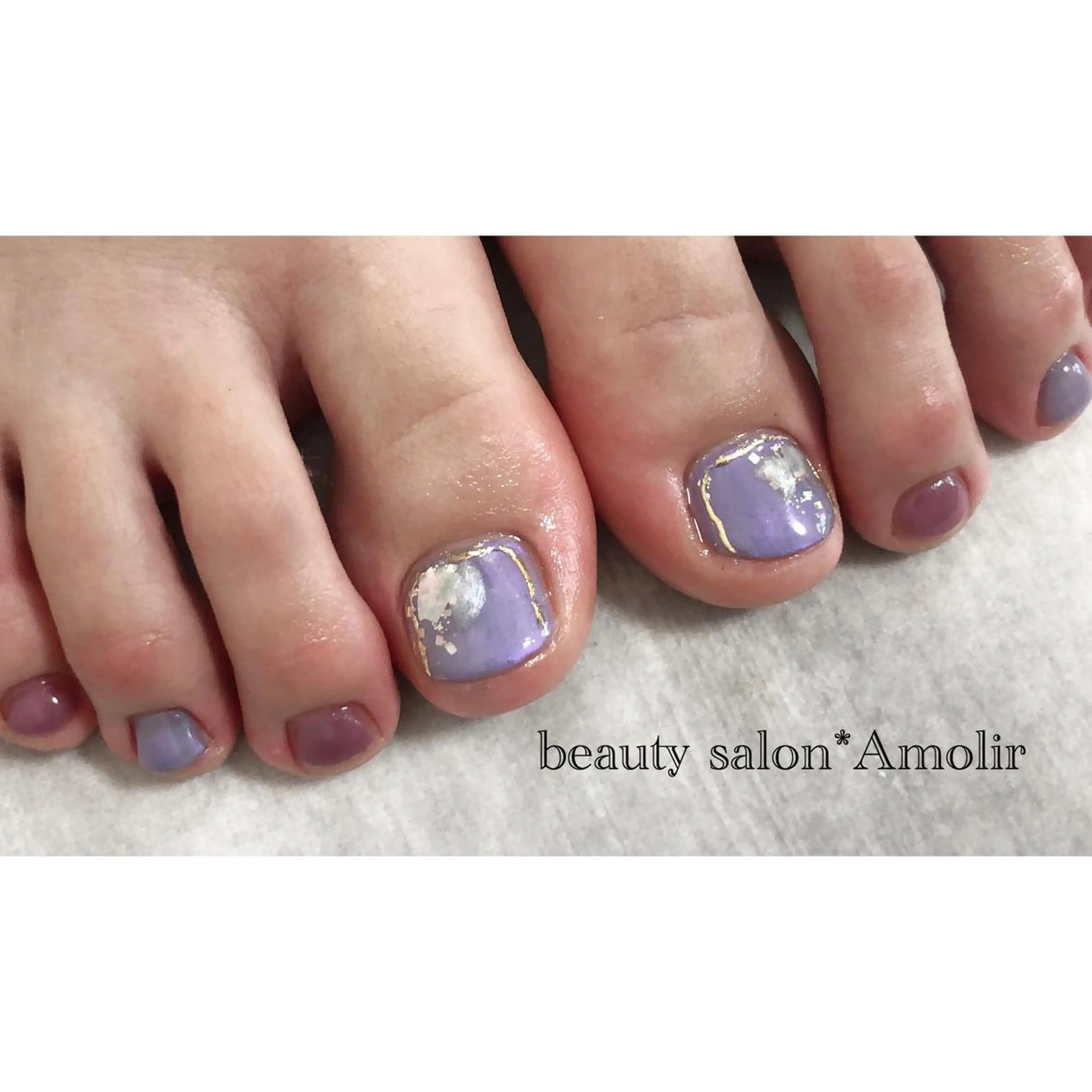 ネイル フットネイル シンプルネイル EMIKOのネイルデザイン