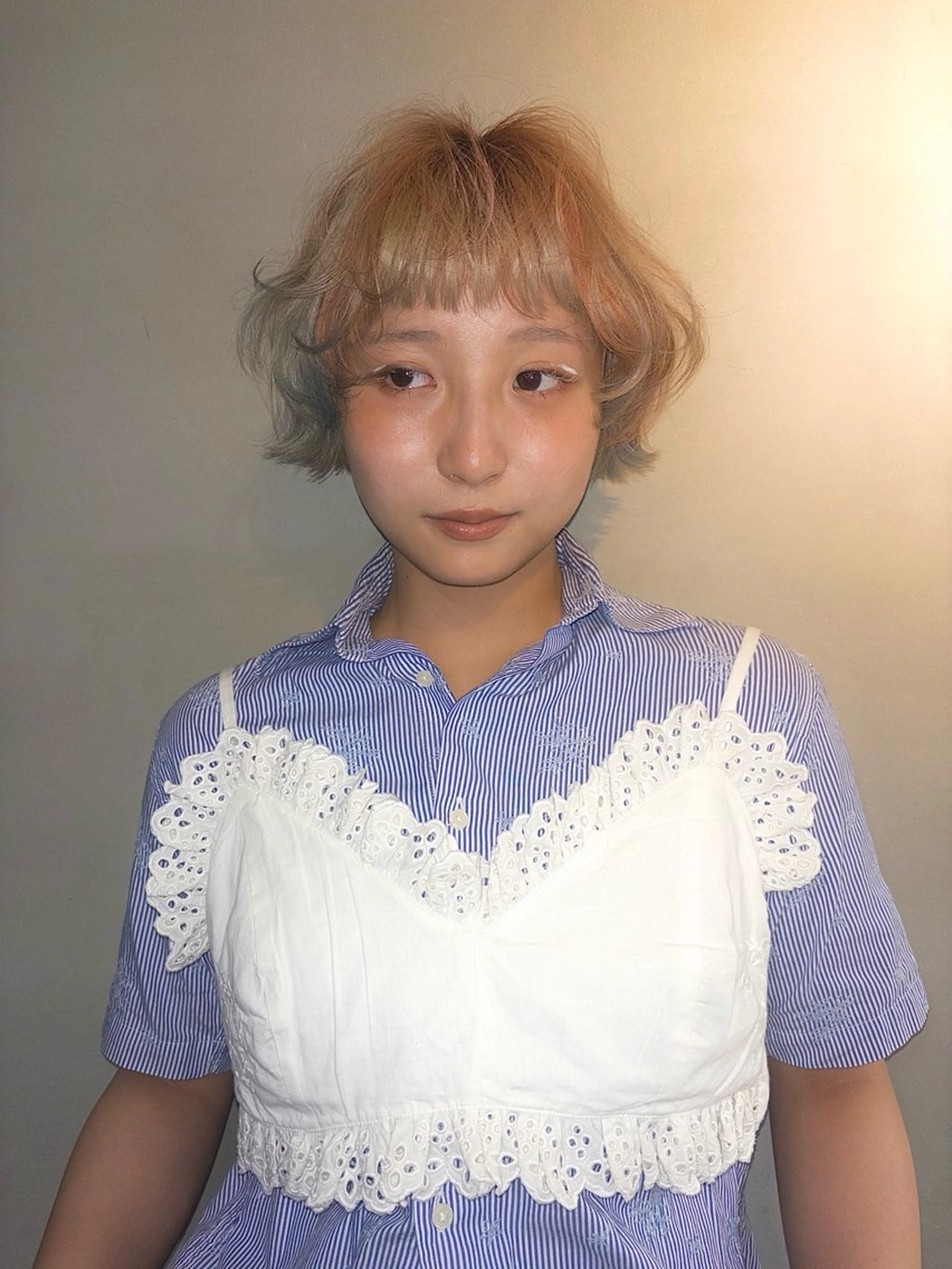 ショート カラー ヘアアレンジ ニュアンスカラー🧶 nanacoのヘアスタイル