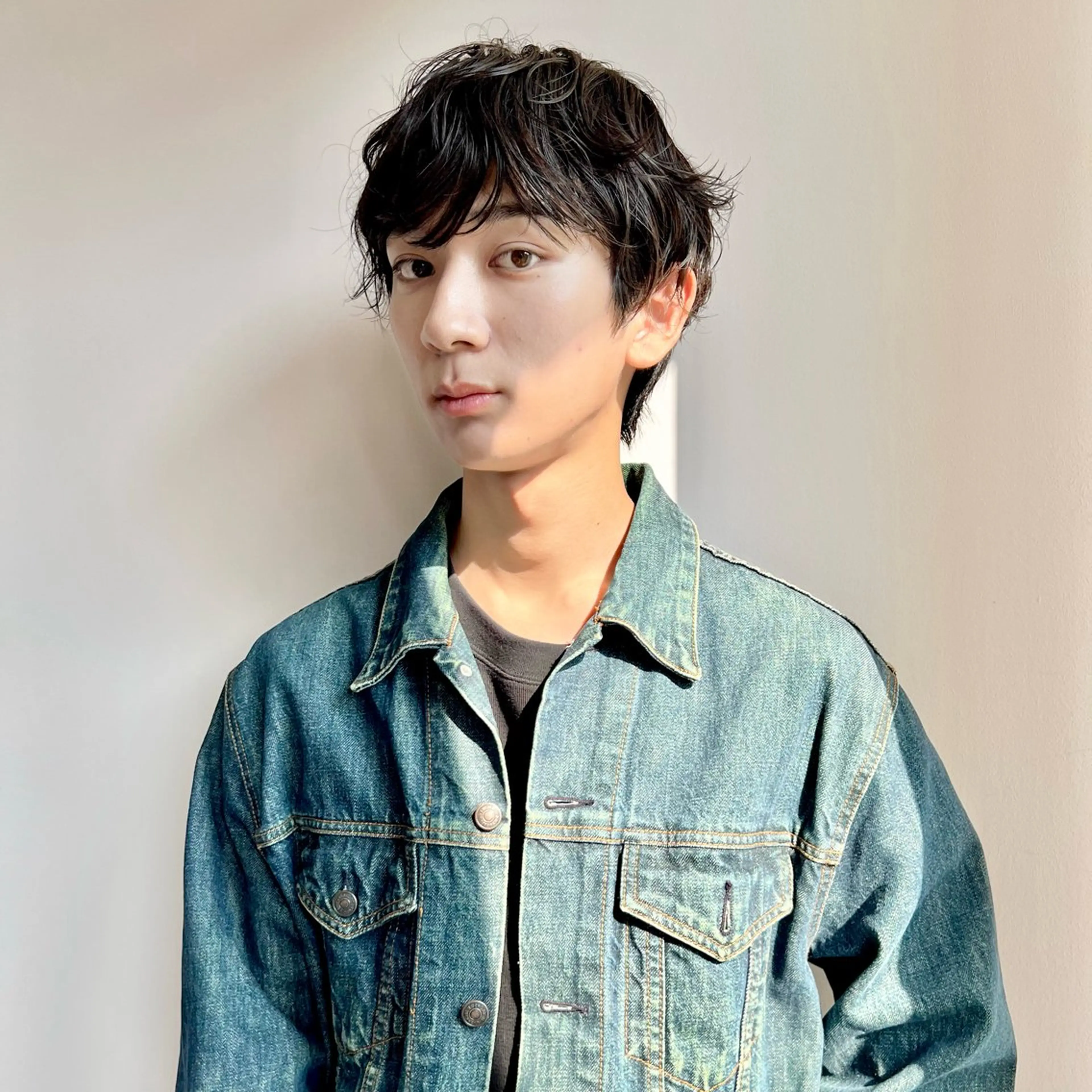 メンズ マッシュ メンズパーマ カット パーマ 韓国ヘア /男女❄️ 細江 美紅のヘアスタイル