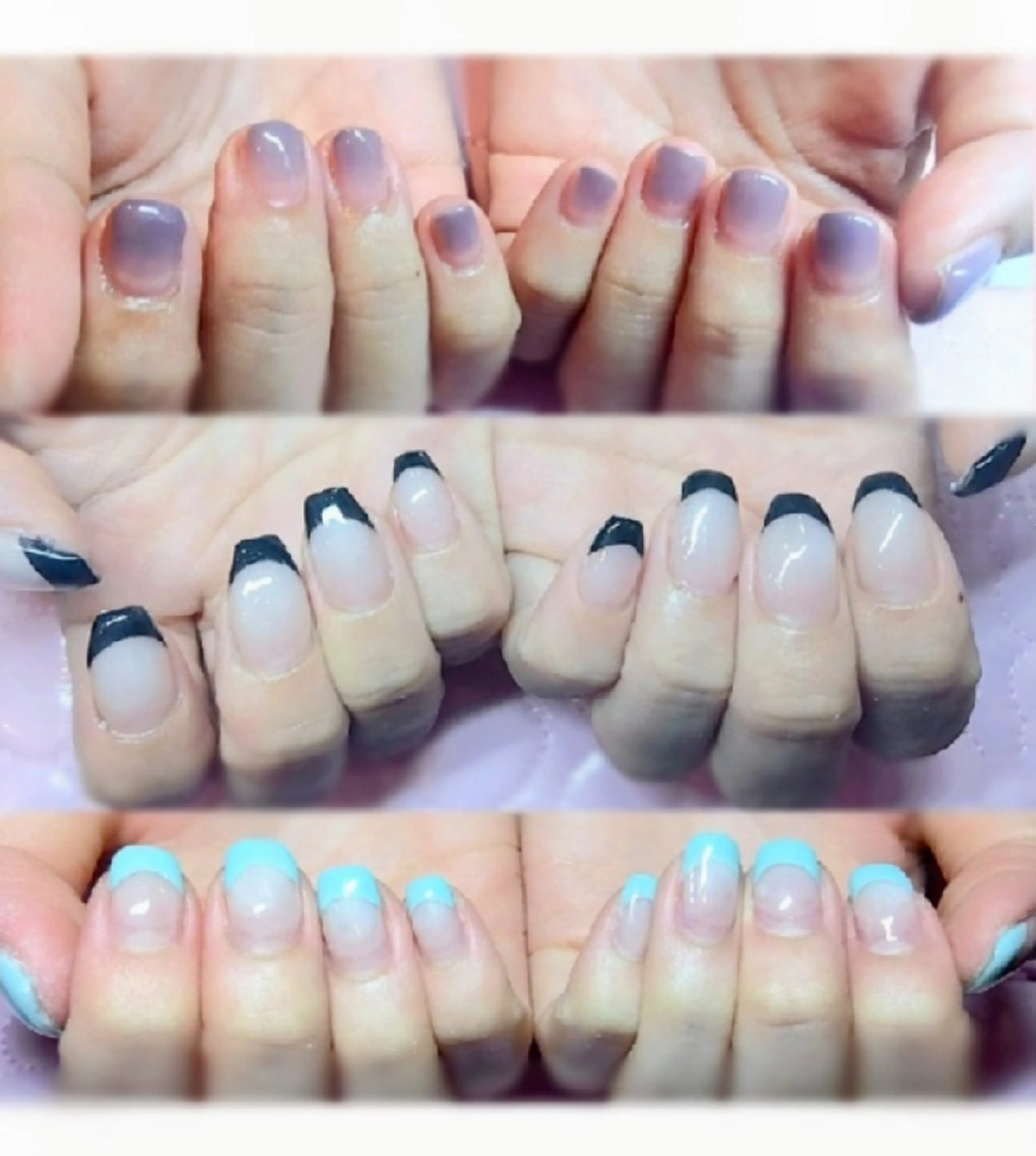 【10~20代限定】フレンチorグラデーションorラメグラ ꒰ ベースは透明 ꒱12/25〜1/9は+1000円の写真