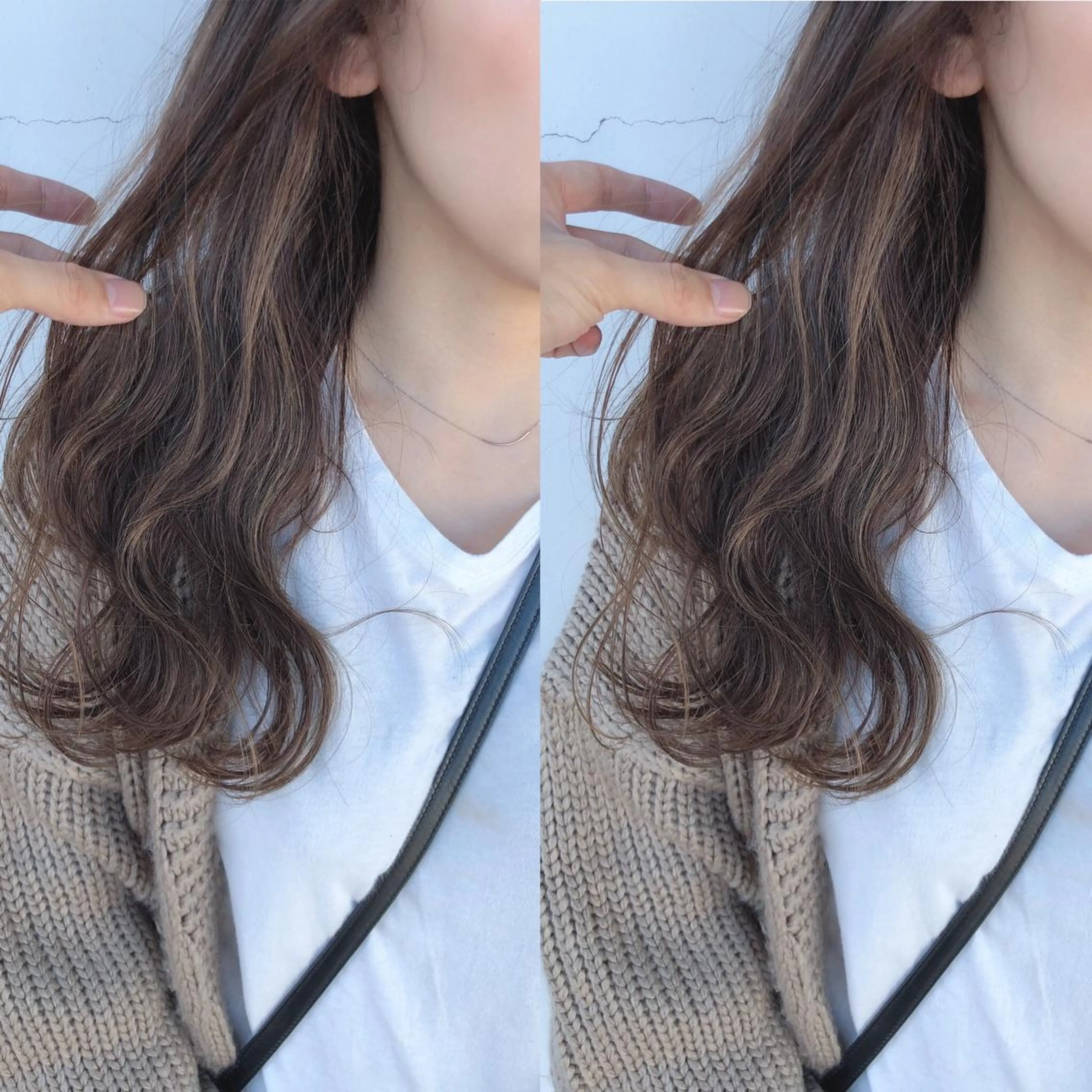 セミロング カラー カット ヘアカラー トリートメント 具志 正太のヘアスタイル