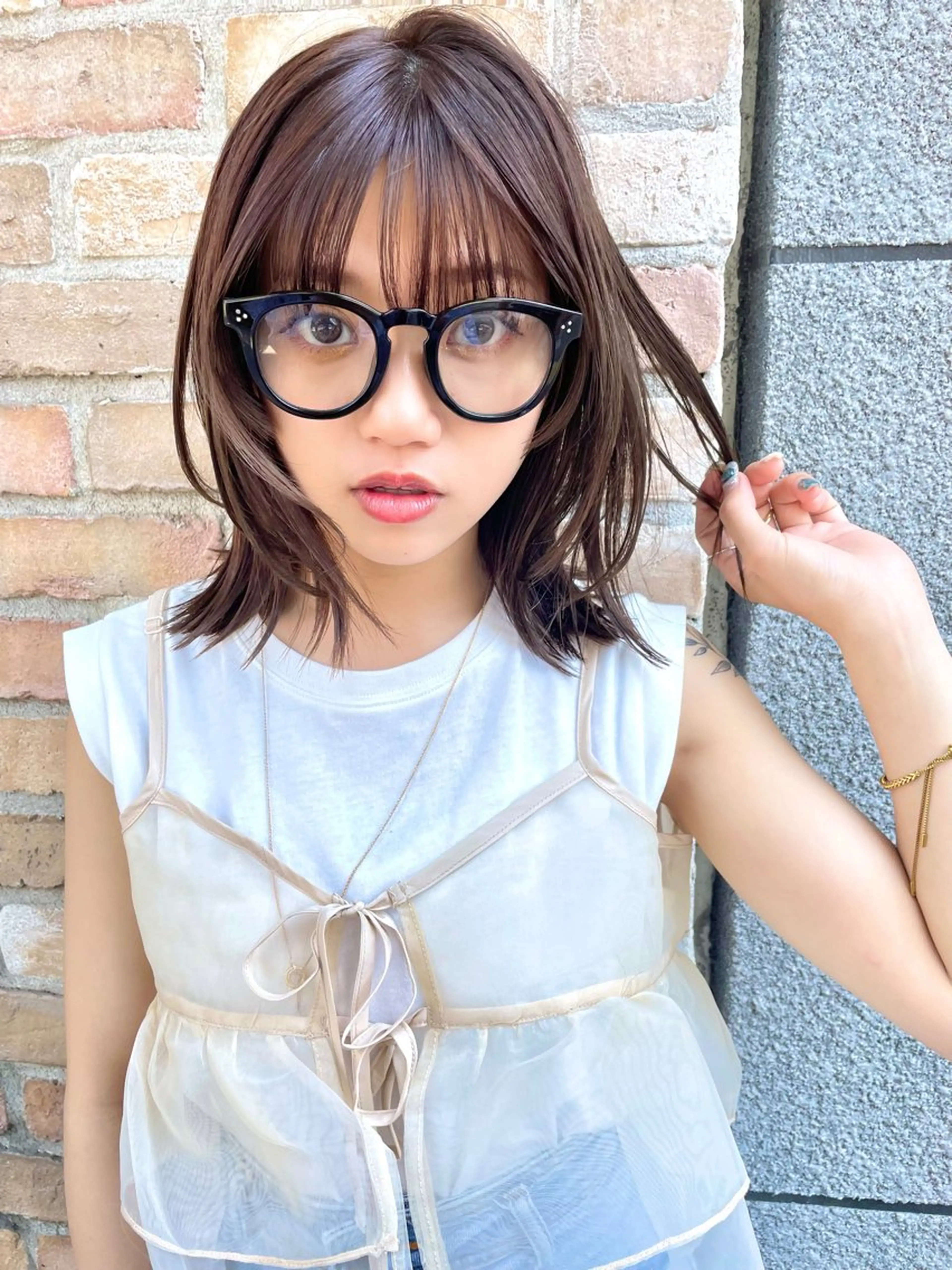 カット＋ダメージレスカラー＋UVケア☀️UVケアスプレープレゼント🎁の写真