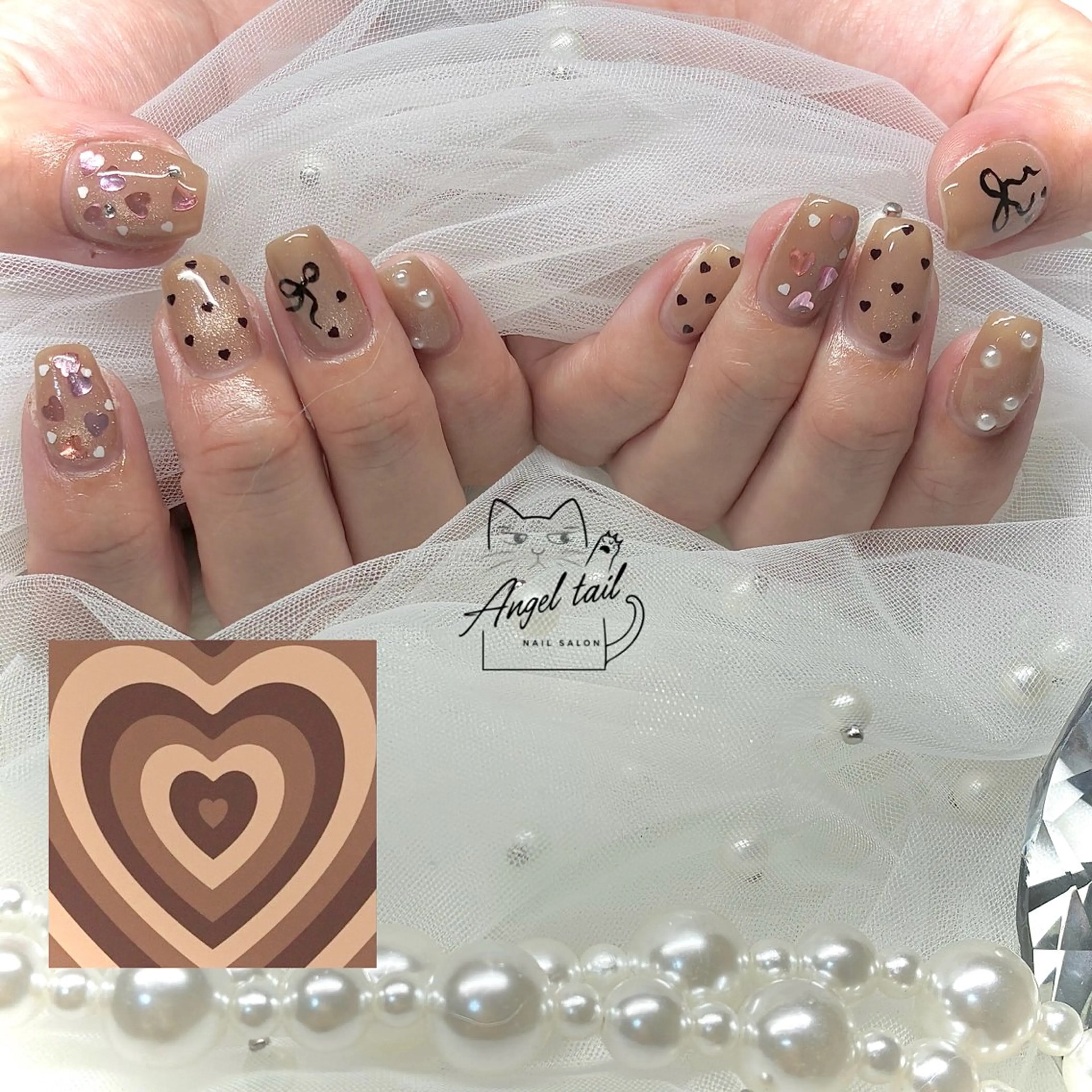 ネイル ハンドネイル Angel tailのネイルデザイン