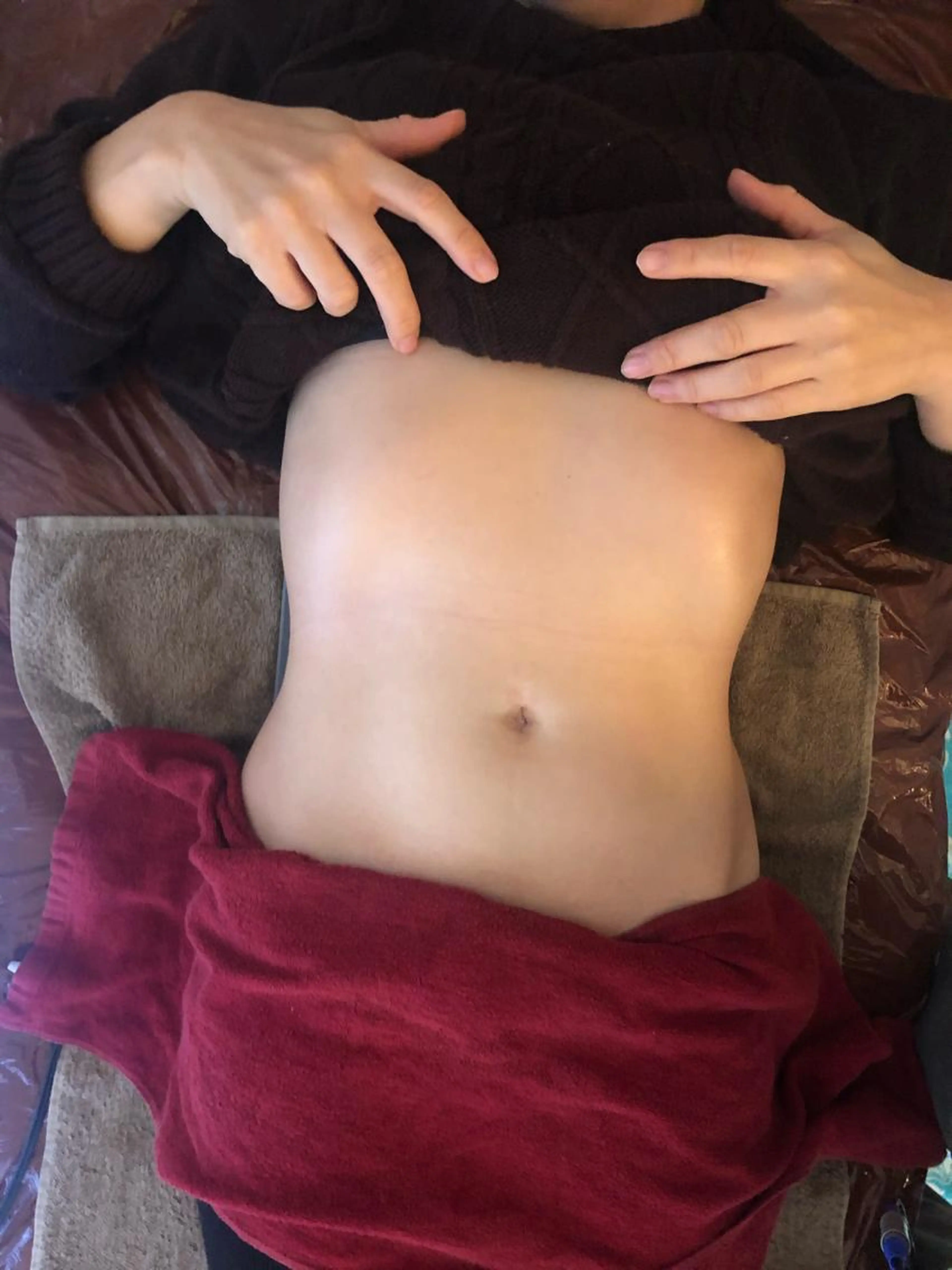 【腸活】 お腹スッキリ！de上半身ケア　デコルテ＋ヘッドマッサージ付きの写真