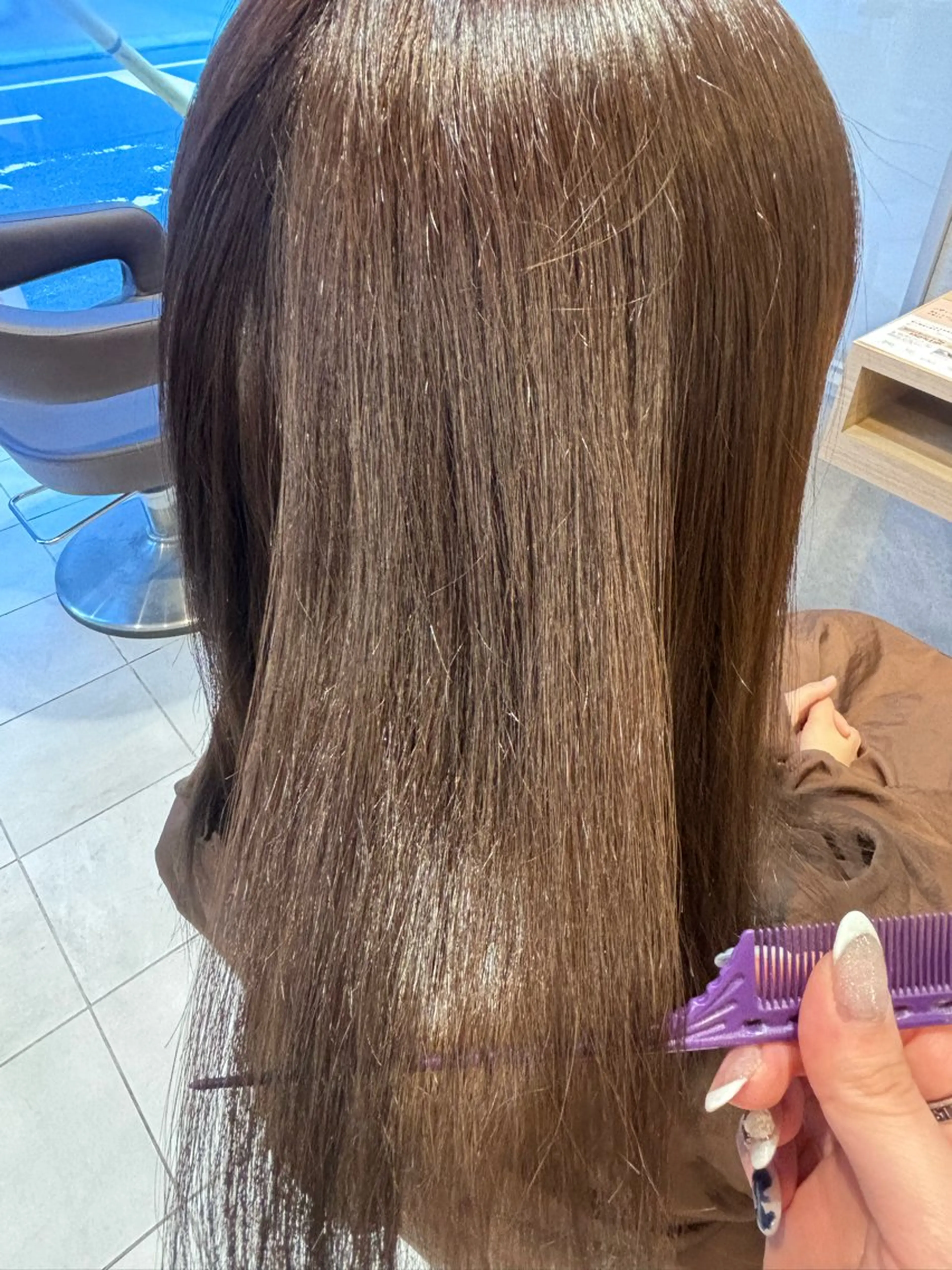 ミディアム ヘアカラー 淺井 さくらのヘアスタイル