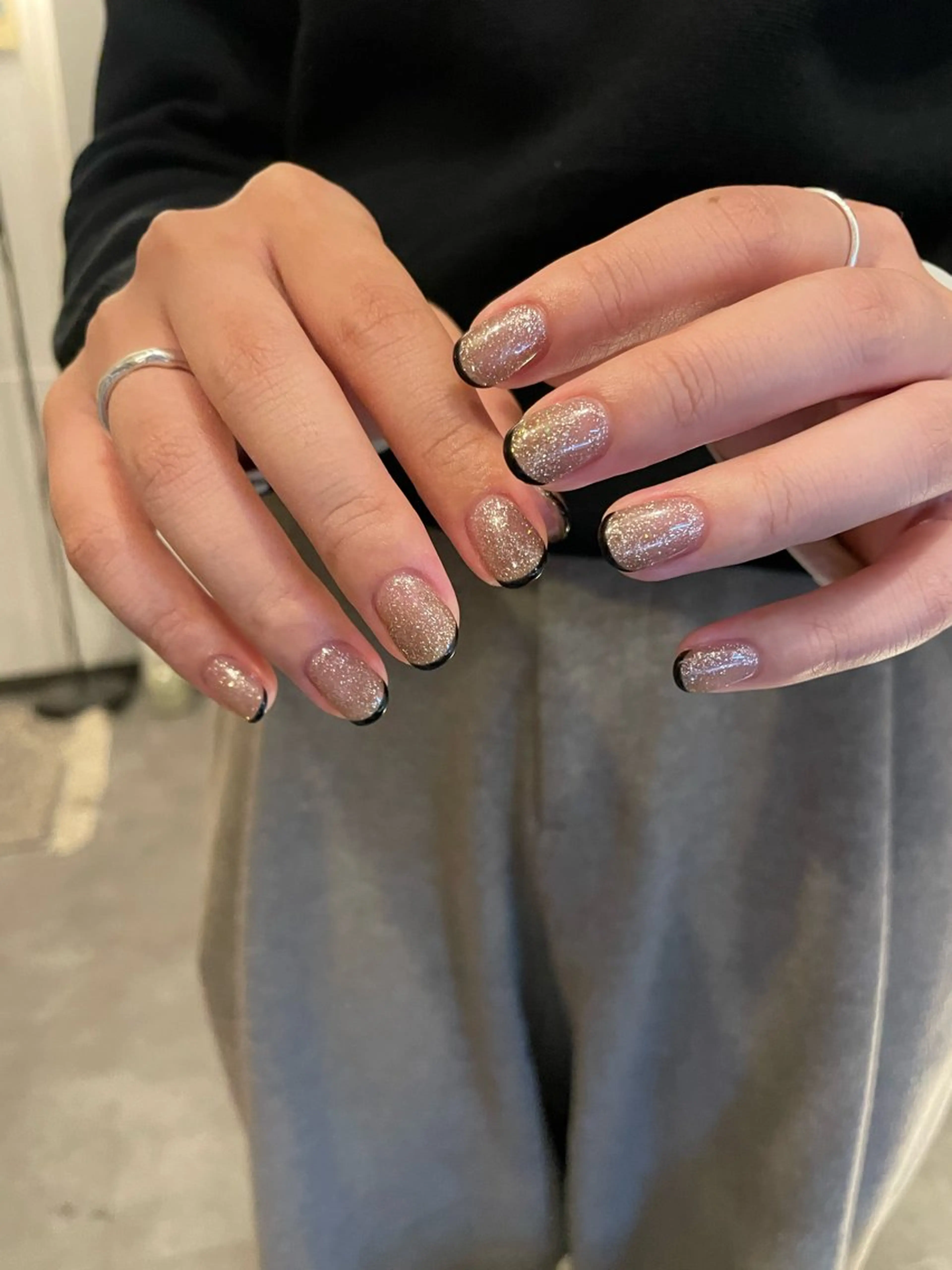 ネイル キラキラネイル ラメ(グリッター) ハンドネイル roof nailのネイルデザイン