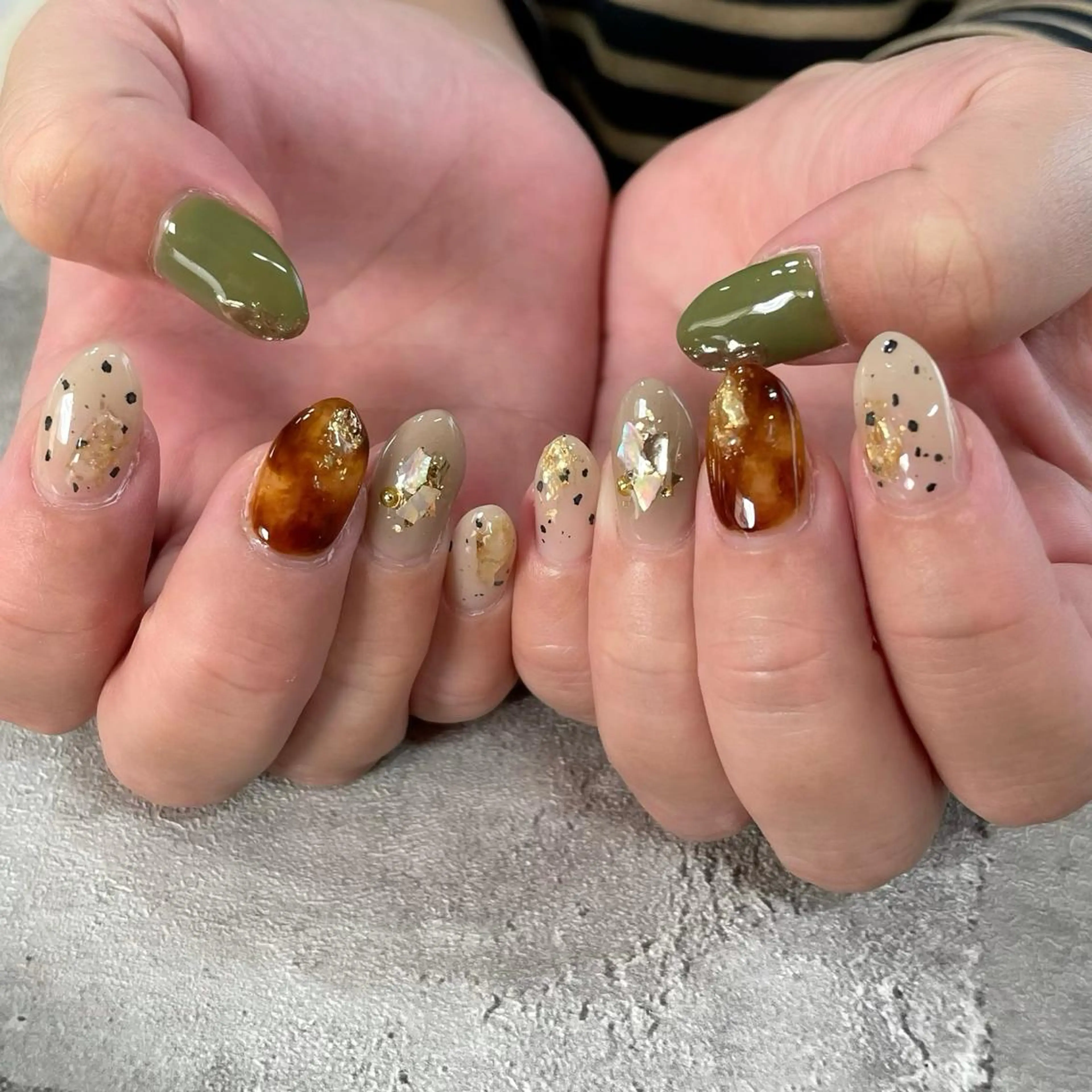 ネイル ジェルネイル 東 千夏のネイルデザイン