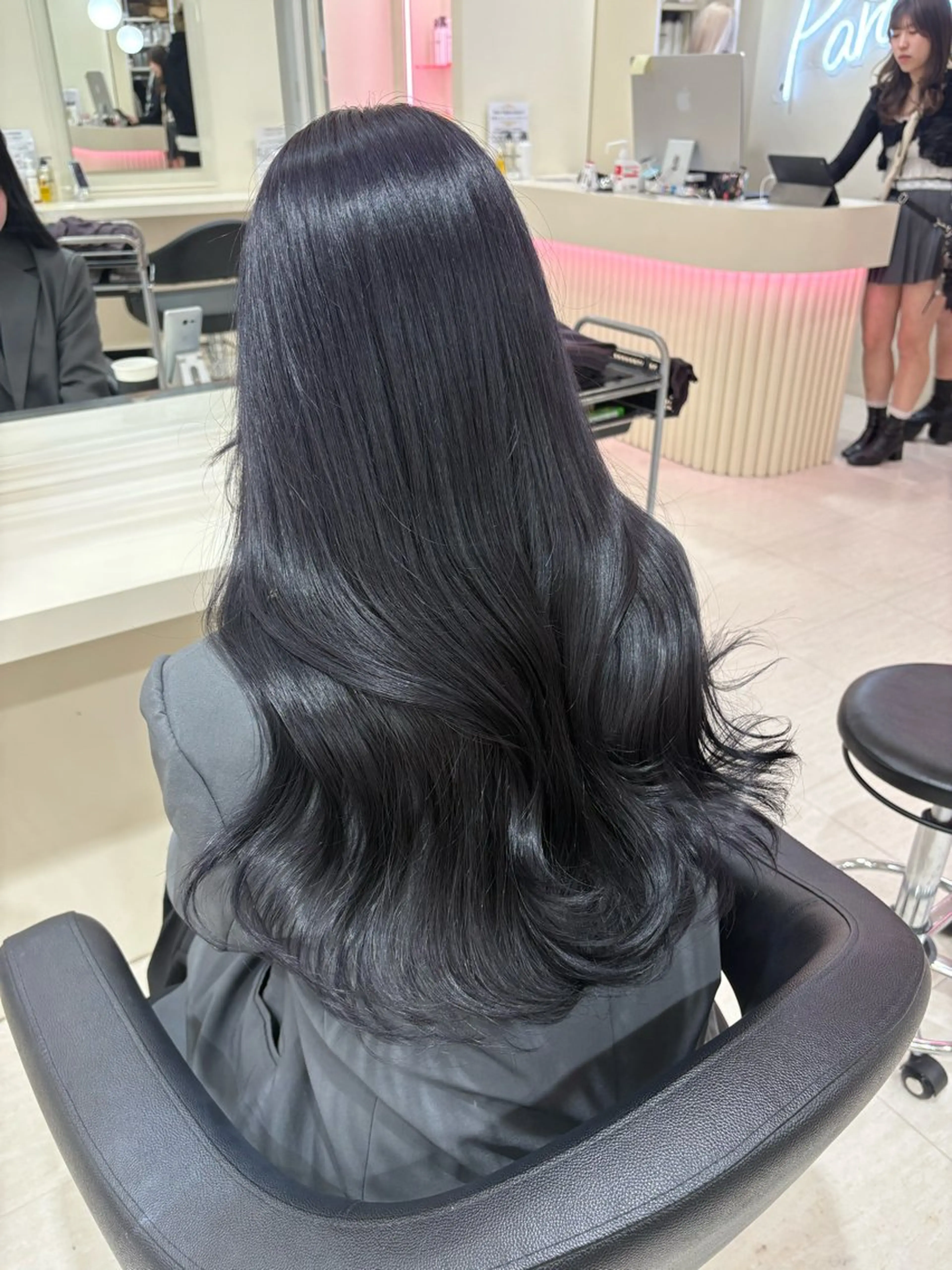 ロング カラー ヘアアレンジ ヘアカラー 💟RINNA 艶カラー💟のヘアスタイル