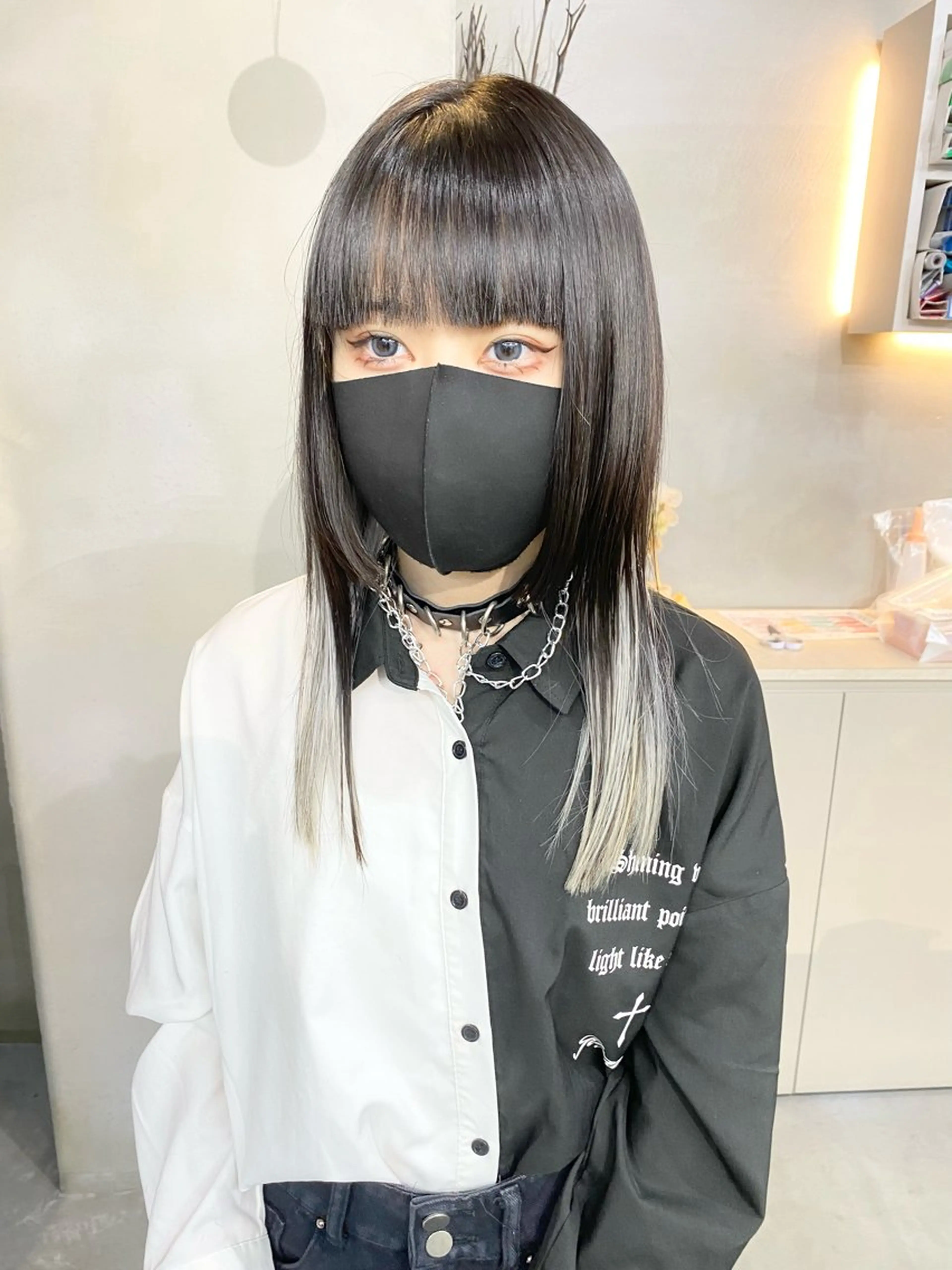 セミロング カラー ヘアカラー qulim所属・前橋 姫奈のヘアスタイル