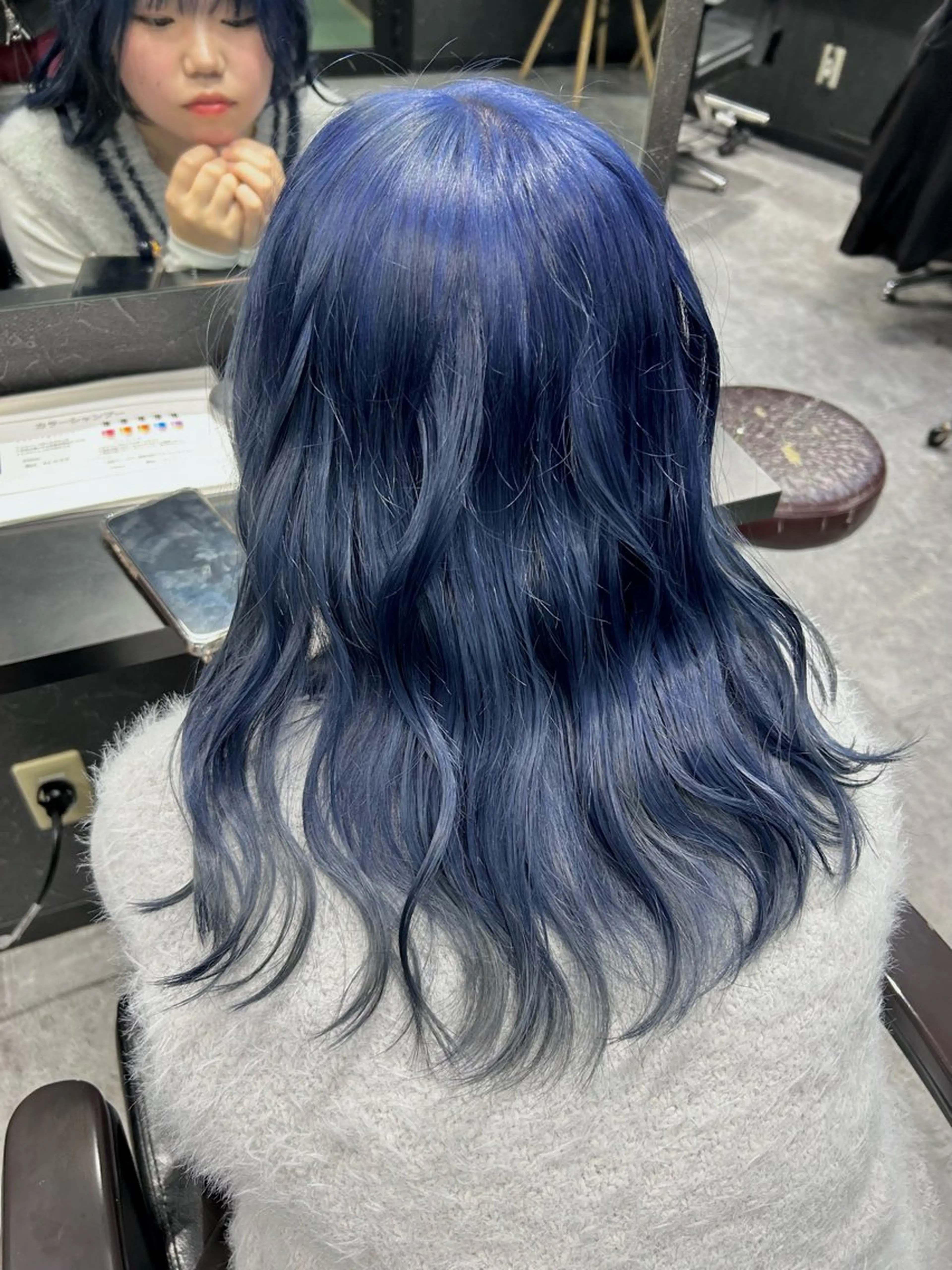 ミディアム カラー ヘアカラー トリートメント 💎透明感カラー💎 bAteAu あまねのヘアスタイル