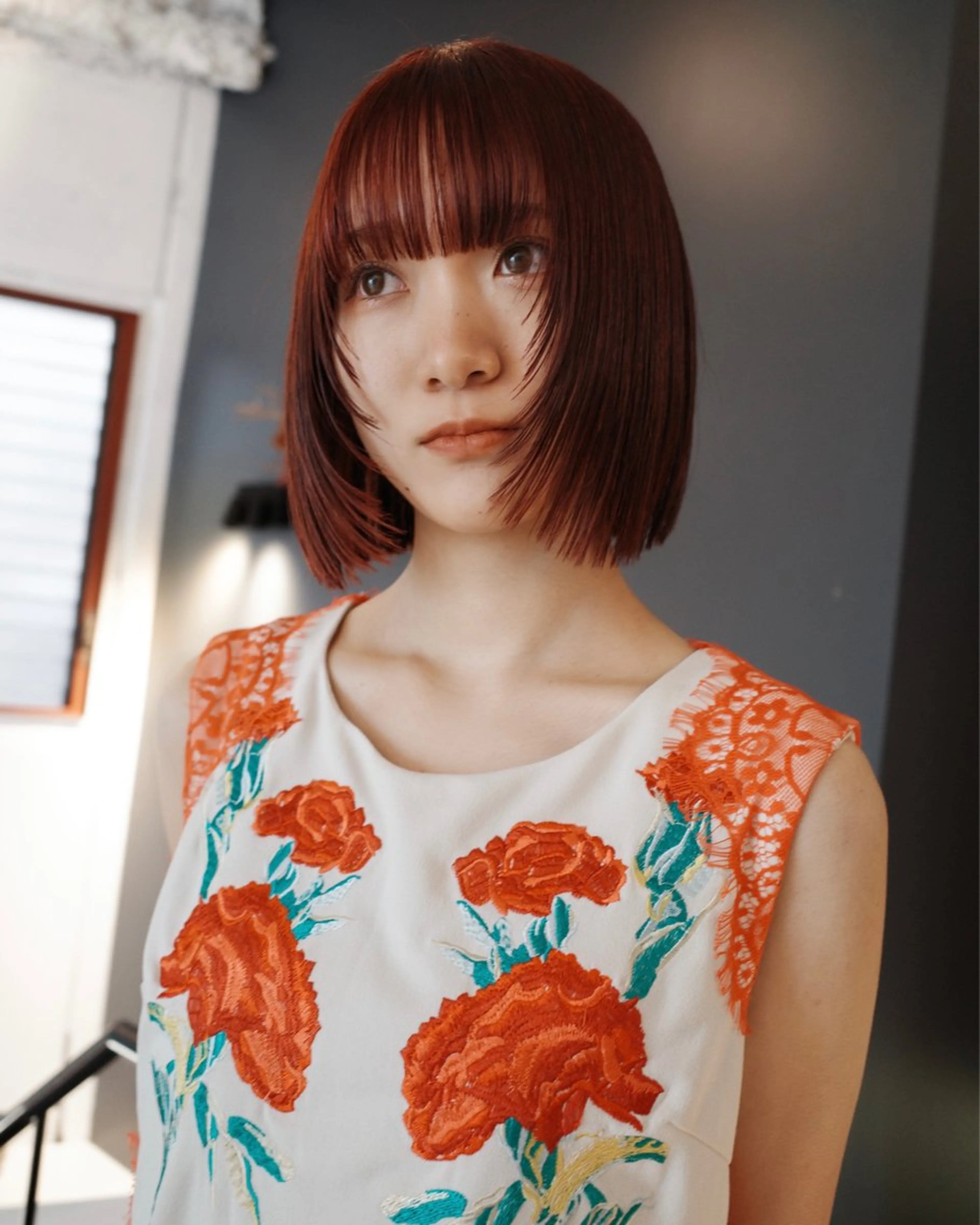 ショート カラー ヘアカラー レイヤー/パーマ /ウルフ/nabeのヘアスタイル