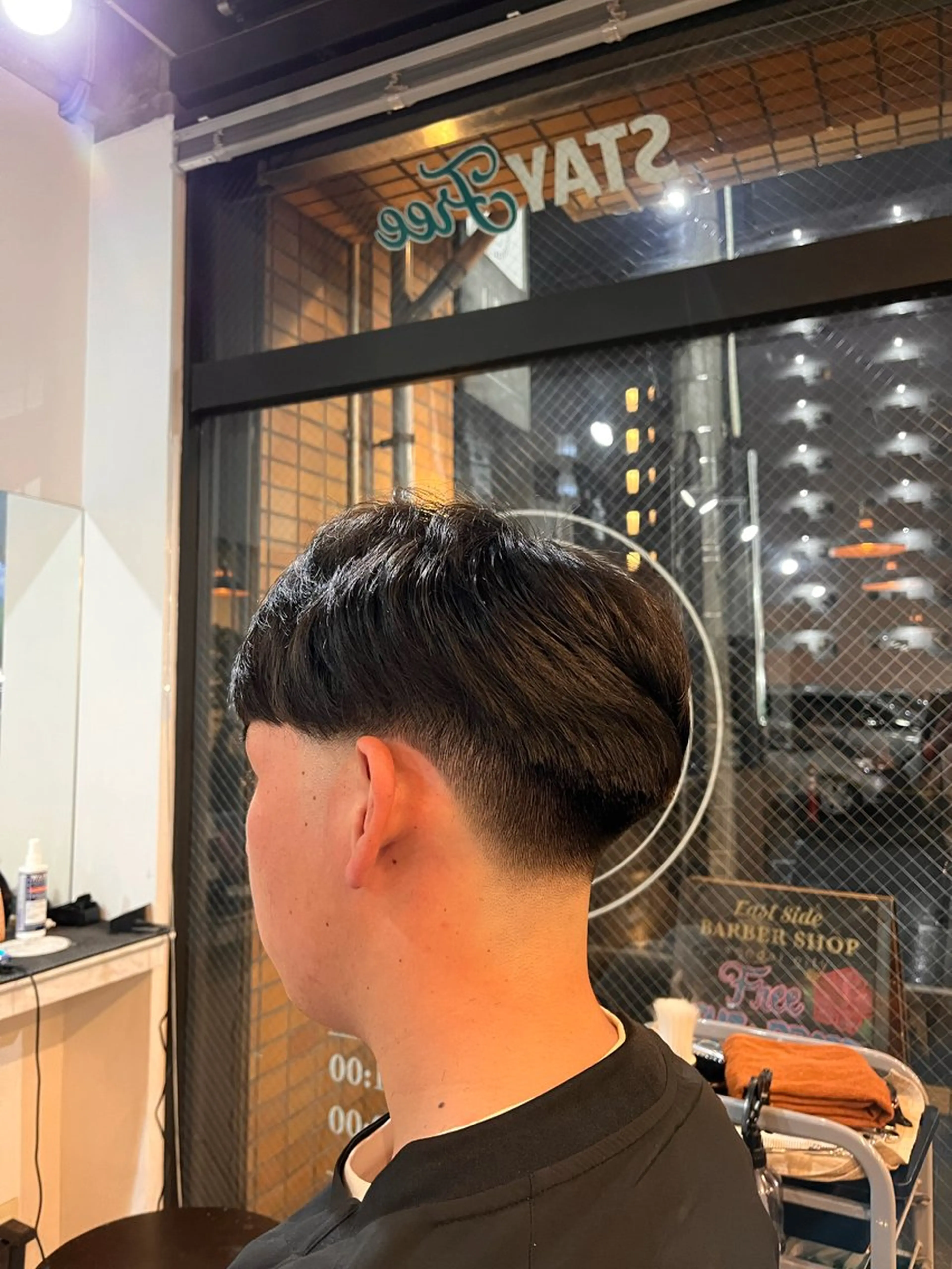 メンズ オールバック East Side Barber Shop所属・門岡 一沙のヘアスタイル