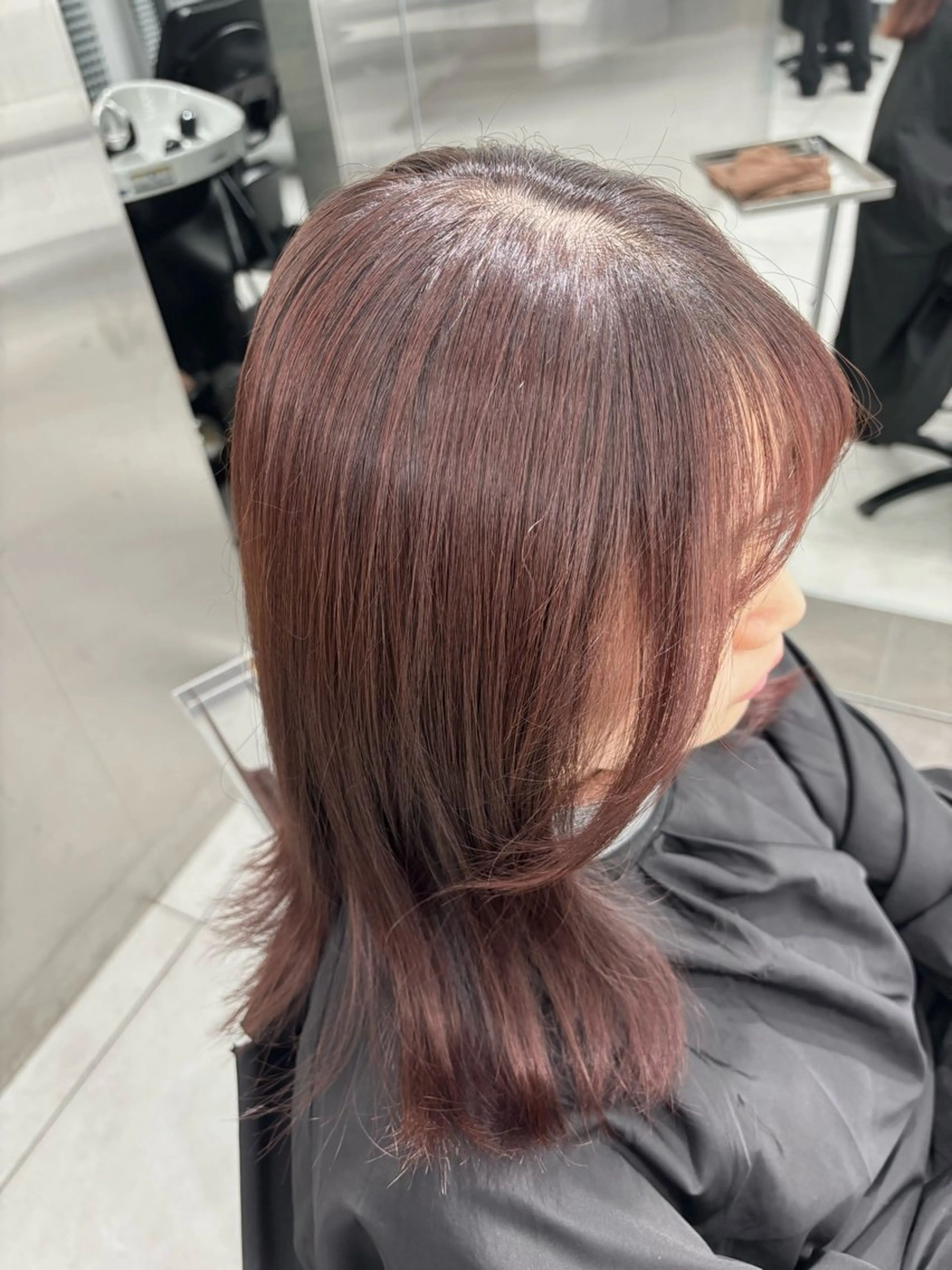 カラー ブラウンカラー ピンクカラー ヘアカラー トリートメント oto／透明感カラー /うる艶カラーのヘアスタイル