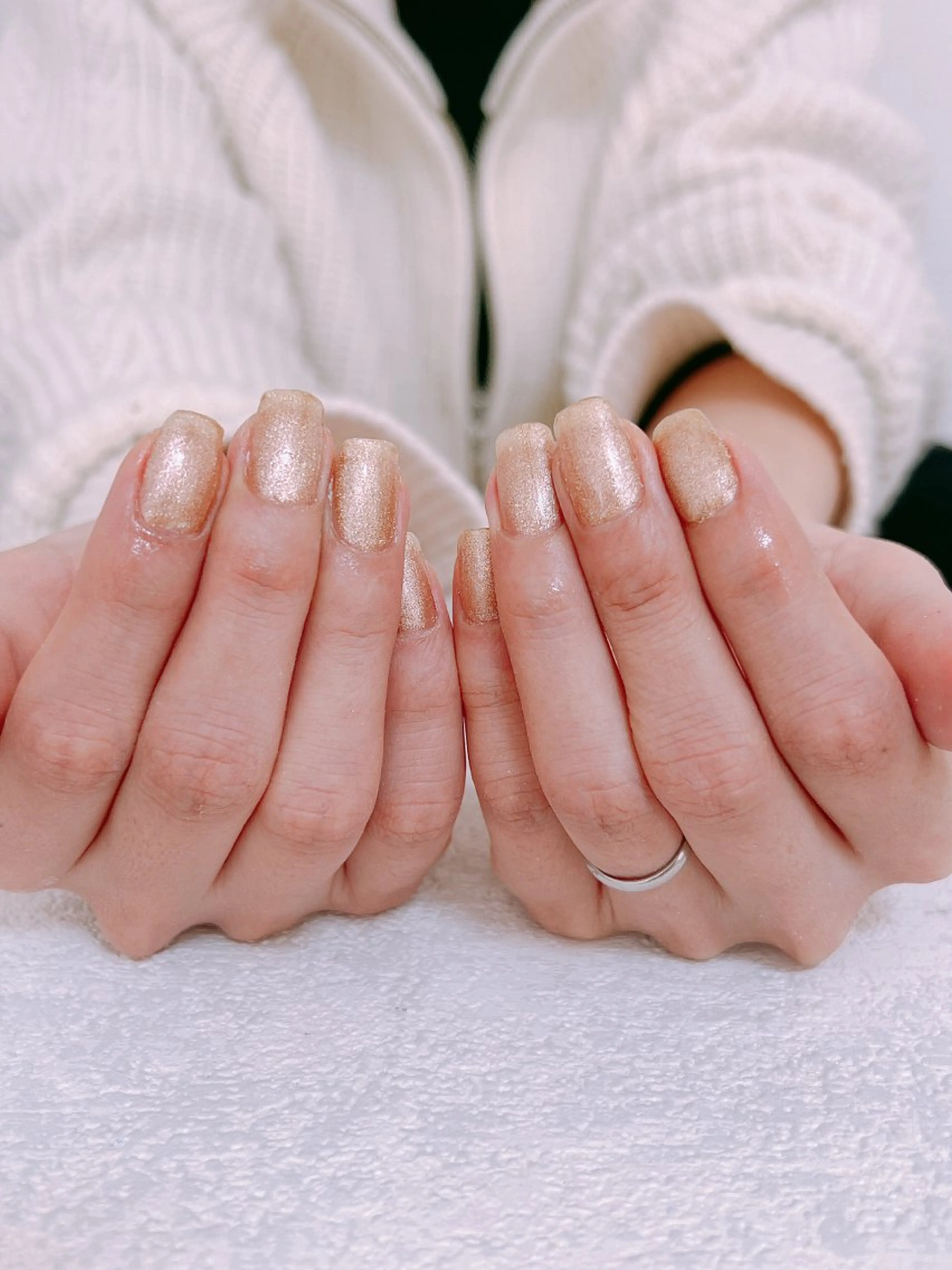 ネイル オーロラネイル フットネイル フレンチネイル ジェルネイル 韓国ネイル ハンドネイル Mogu nail 二子玉川のネイルデザイン