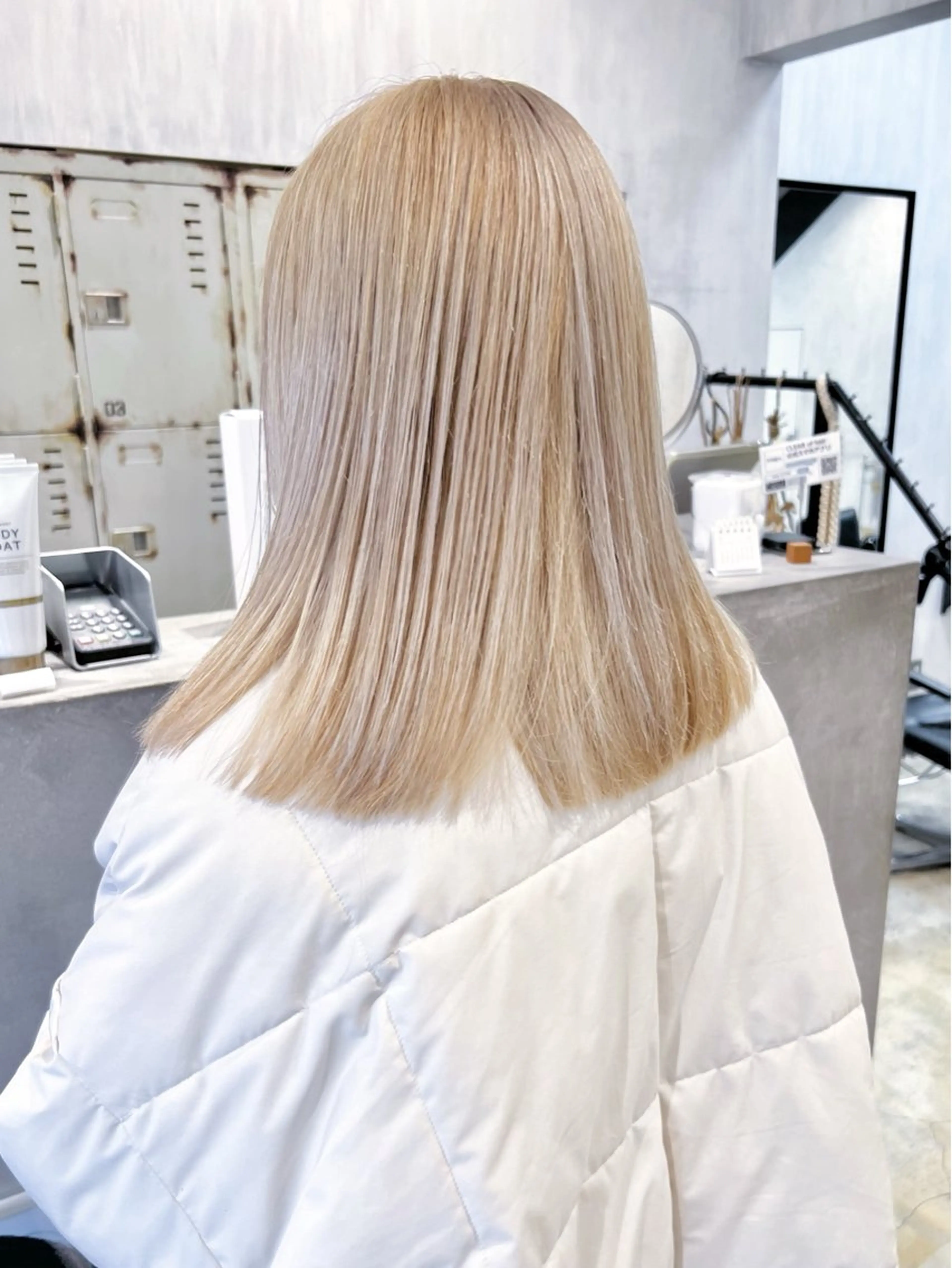 ミディアム カラー ブリーチ カット ヘアカラー メンズパーマ/メンズ カット/古川晴輝のヘアスタイル