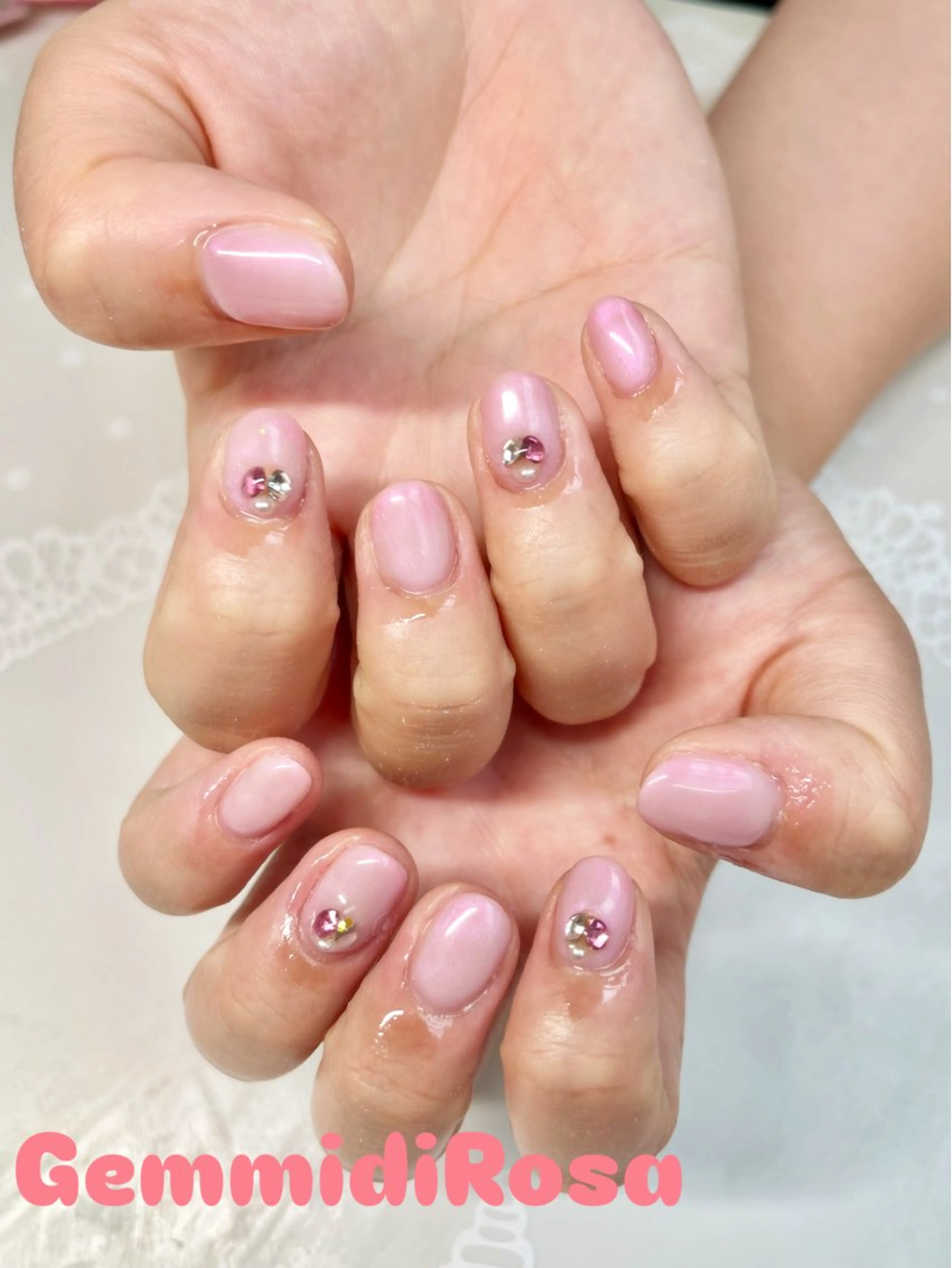 ネイル ハンドネイル 新宿ネイルサロン ジェミディローサ所属・新宿ネイルサロン ジェミディローサのネイルデザイン