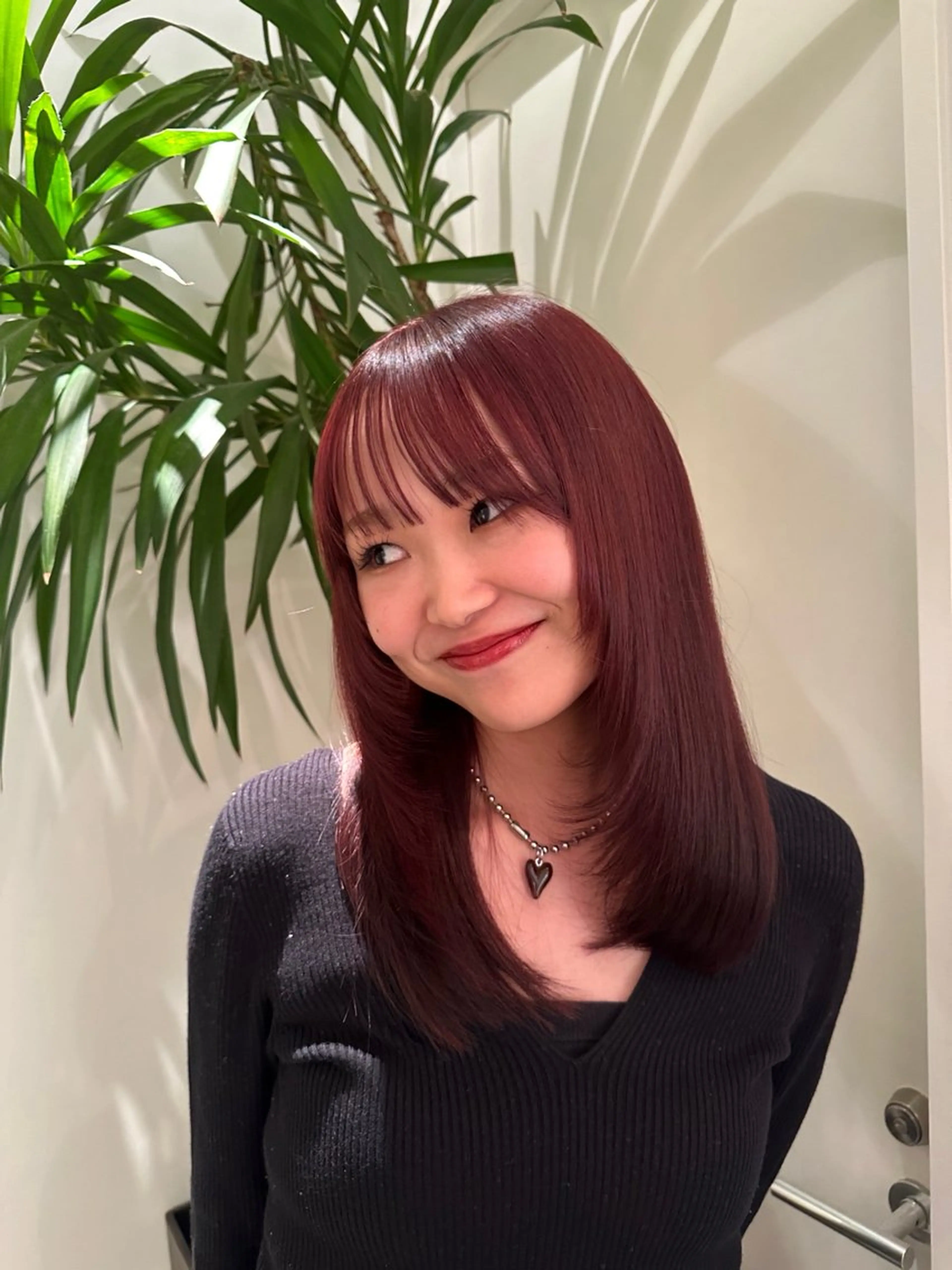 ミディアム カラー hinako 🍒のヘアスタイル