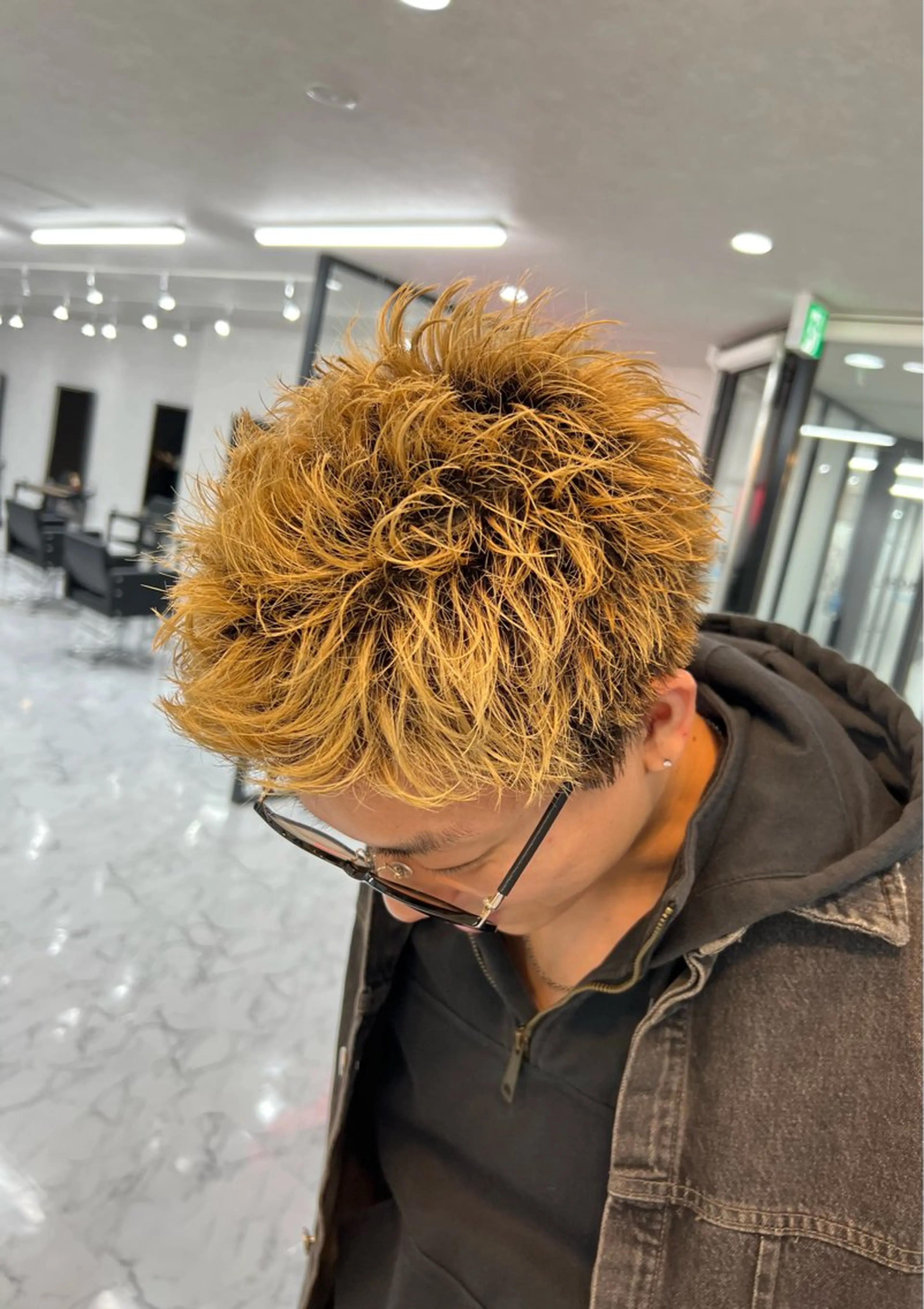 ショート カラー パーマ メンズ ✨️メンズ特化✨️ 辻 正人のヘアスタイル