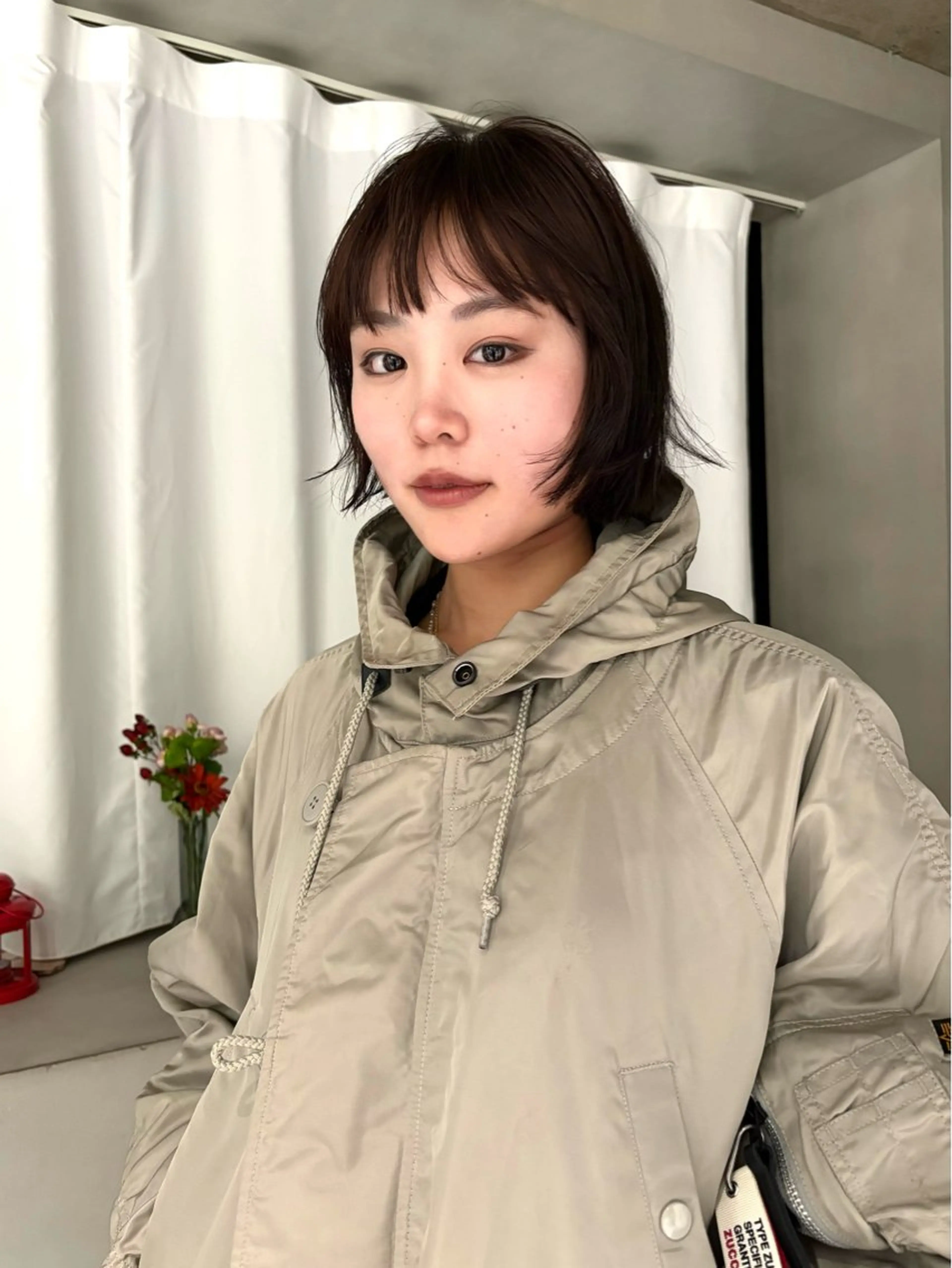 ショート カット ヘアカラー FILMS 綾菜のヘアスタイル