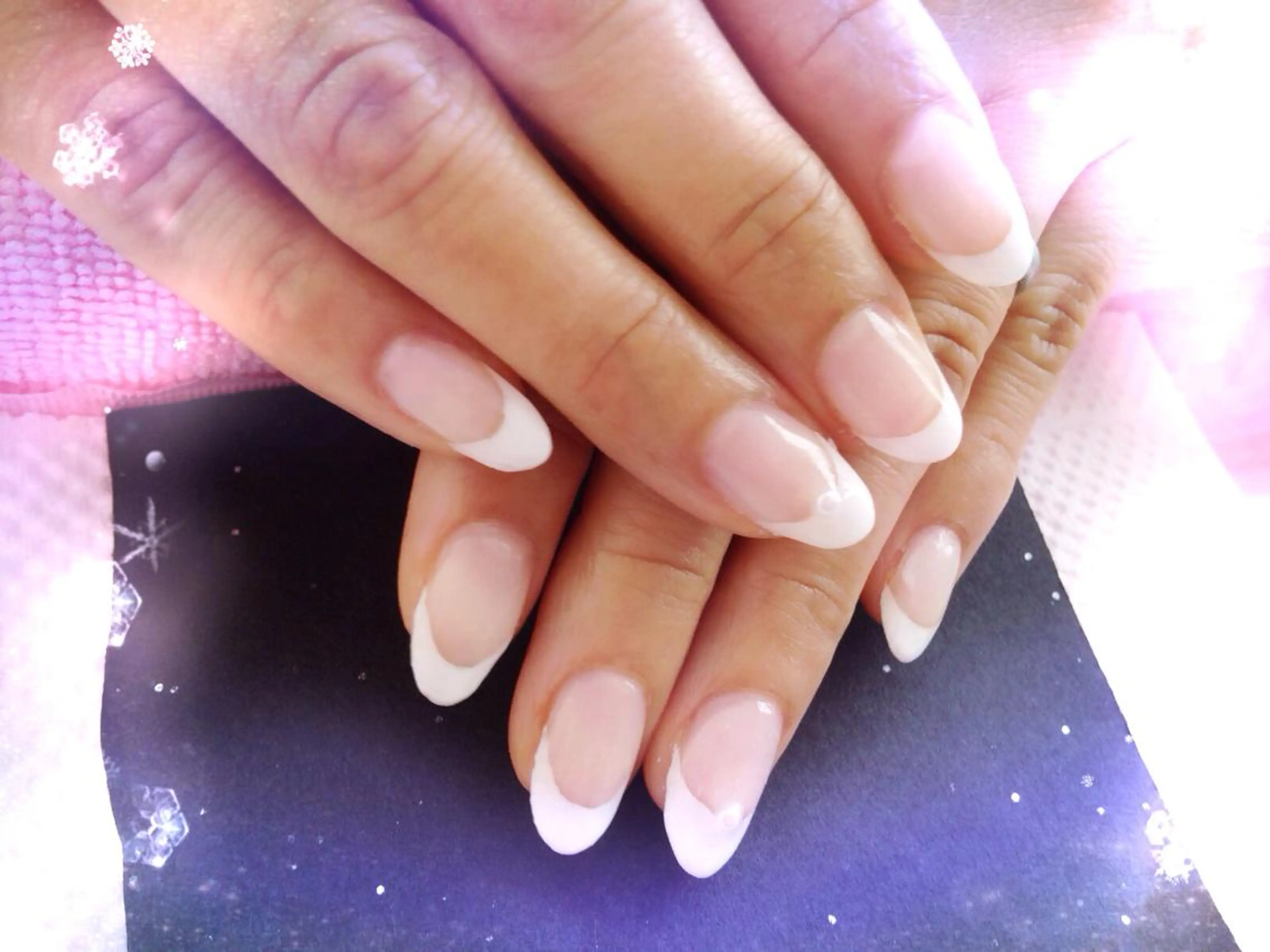 ネイル フレンチネイル ジェルネイル Uchida meのネイルデザイン