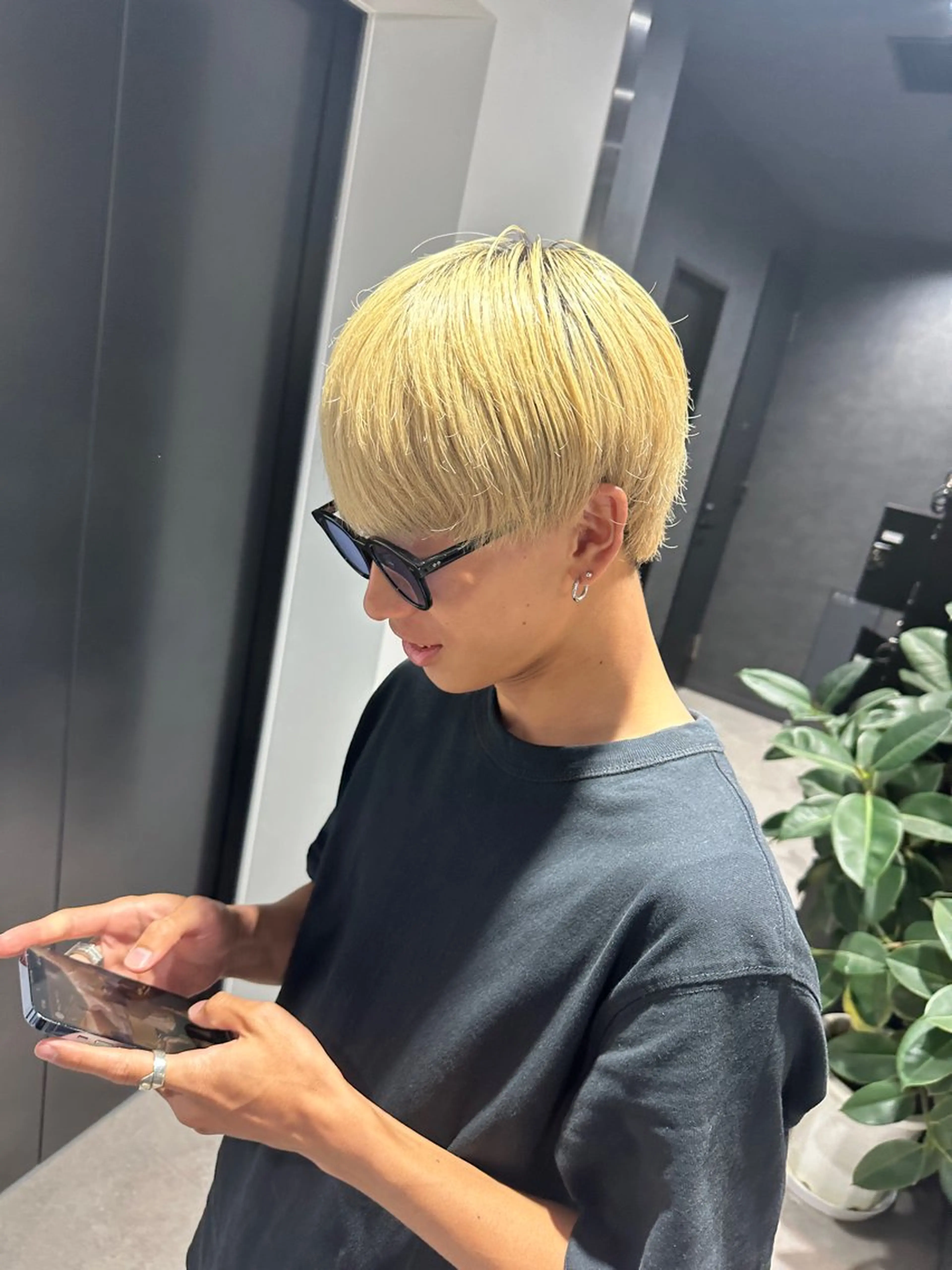 ショート カラー パーマ メンズ 【メンズサロン】 BLUCK 横浜のヘアスタイル