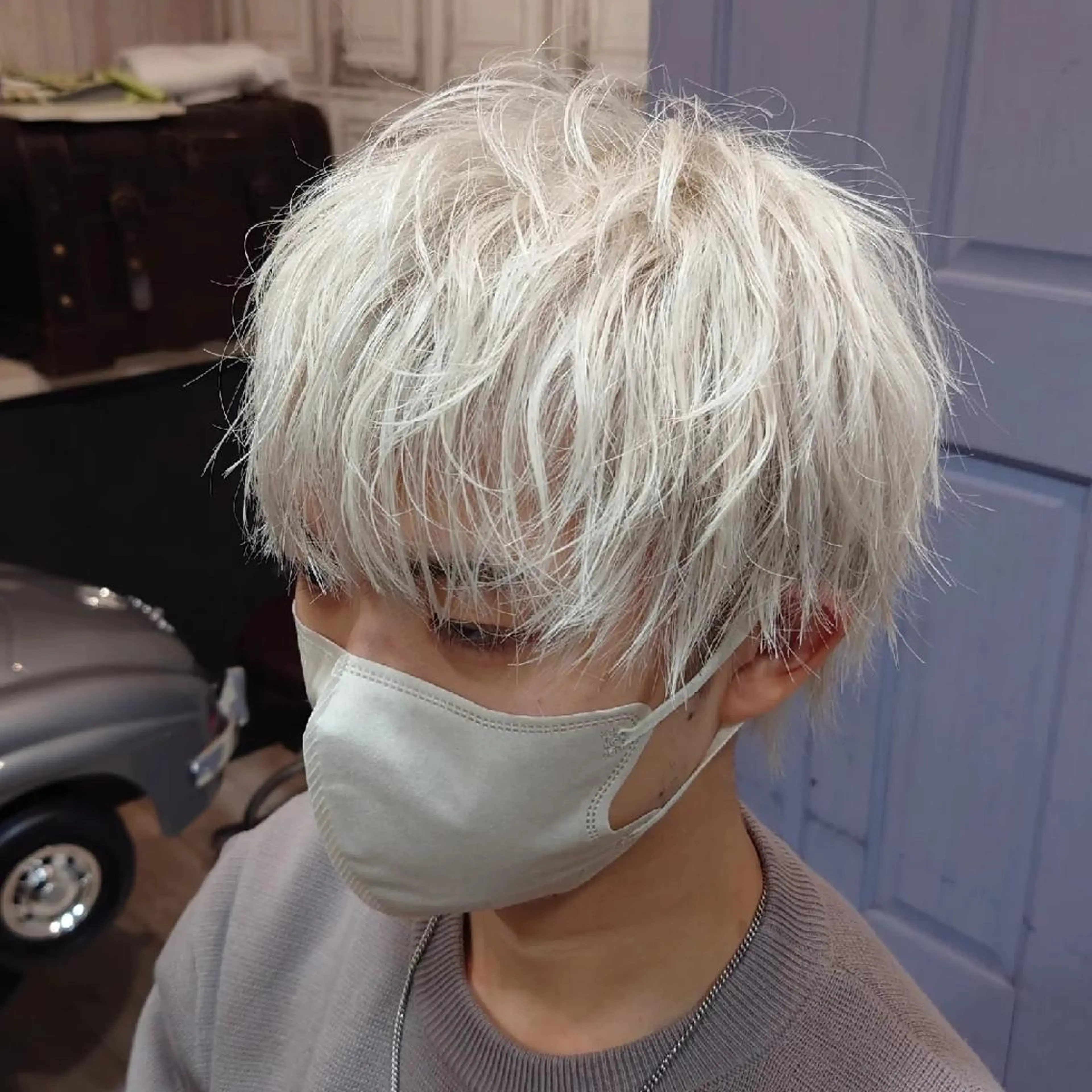 カラー メンズ F.hair salon所属・ハイトーン×髪質改善 🌈しゅんだい🌈のヘアスタイル